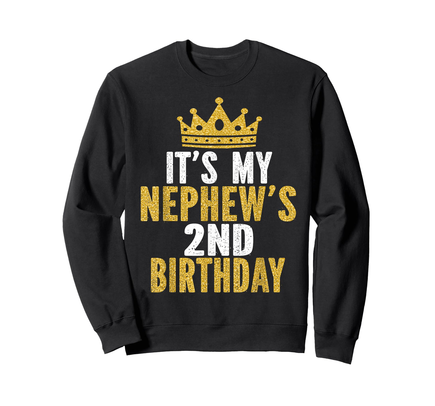 It's My Nephew's 2nd Birthday 2 Years Old Family Matching T-Shirt