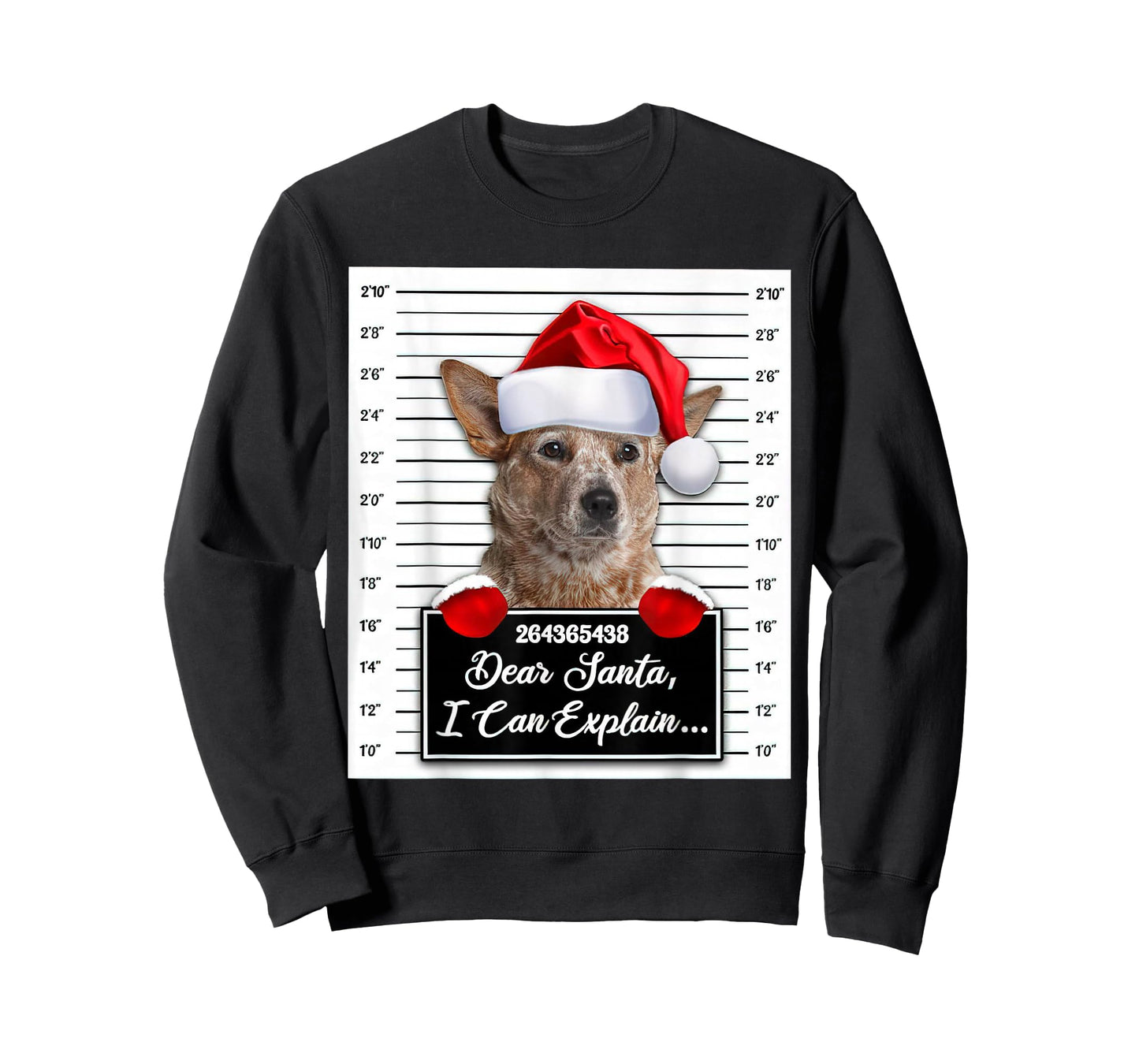 Dear Santa I Can Explain Funny Christmas RED Heeler Xmas T-Shirt