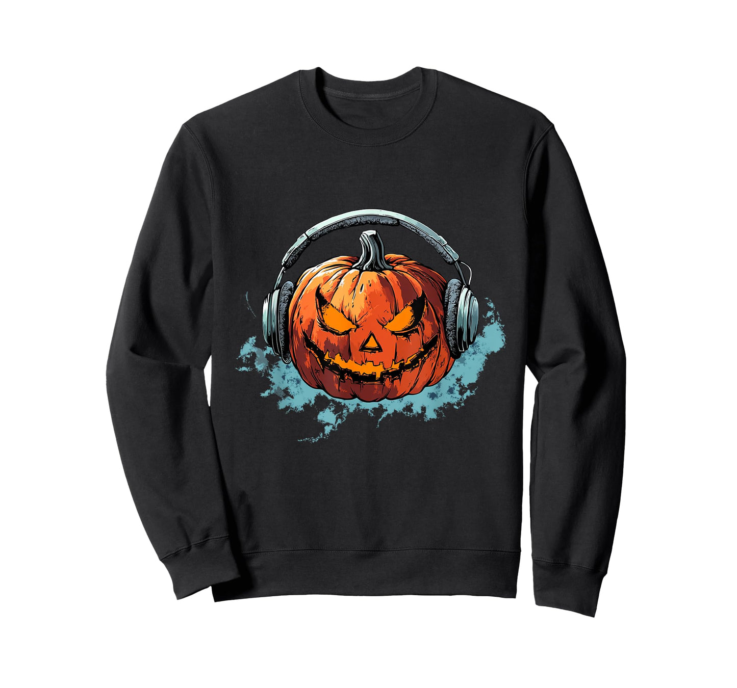 Groovy Pumpkin in Headphones for a Halloween Jam T-Shirt