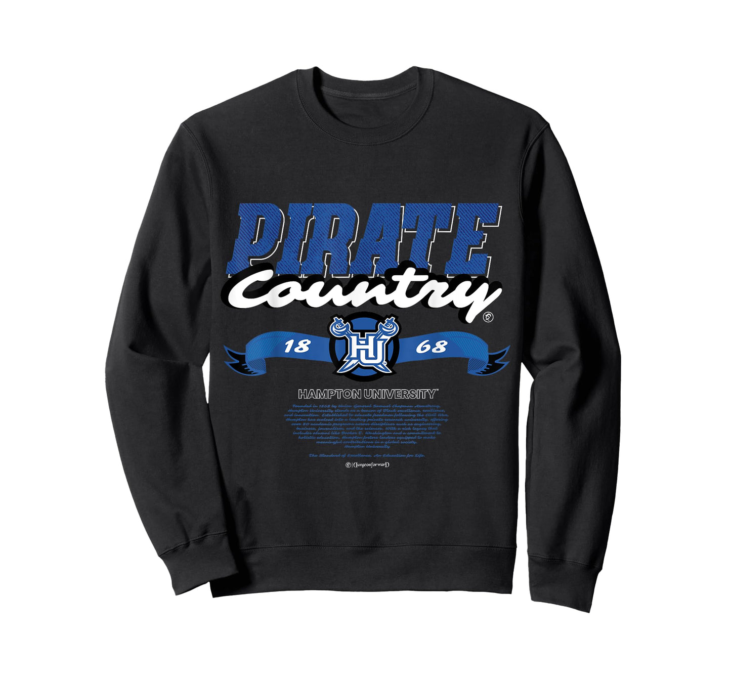 Hampton University - Pirate Country - Yard HBCU T-Shirt