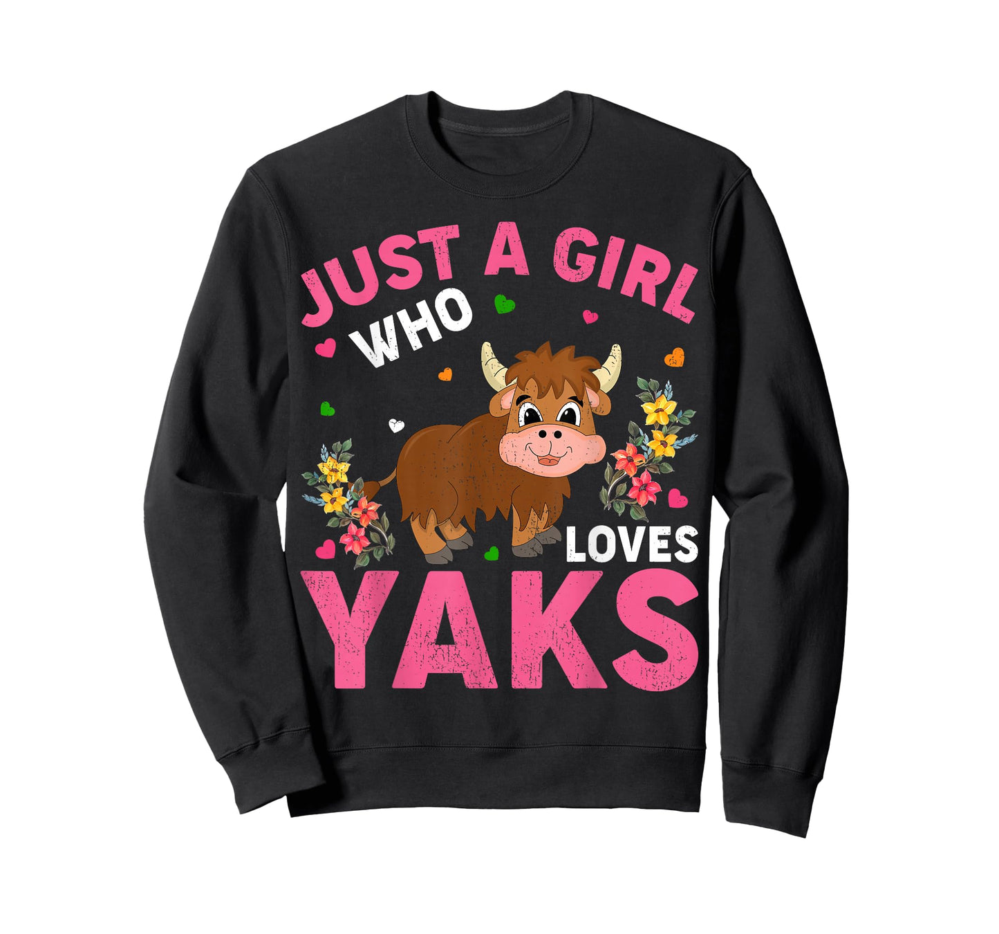 Yak Animal Lover Just A Girl Who Loves Yaks T-Shirt