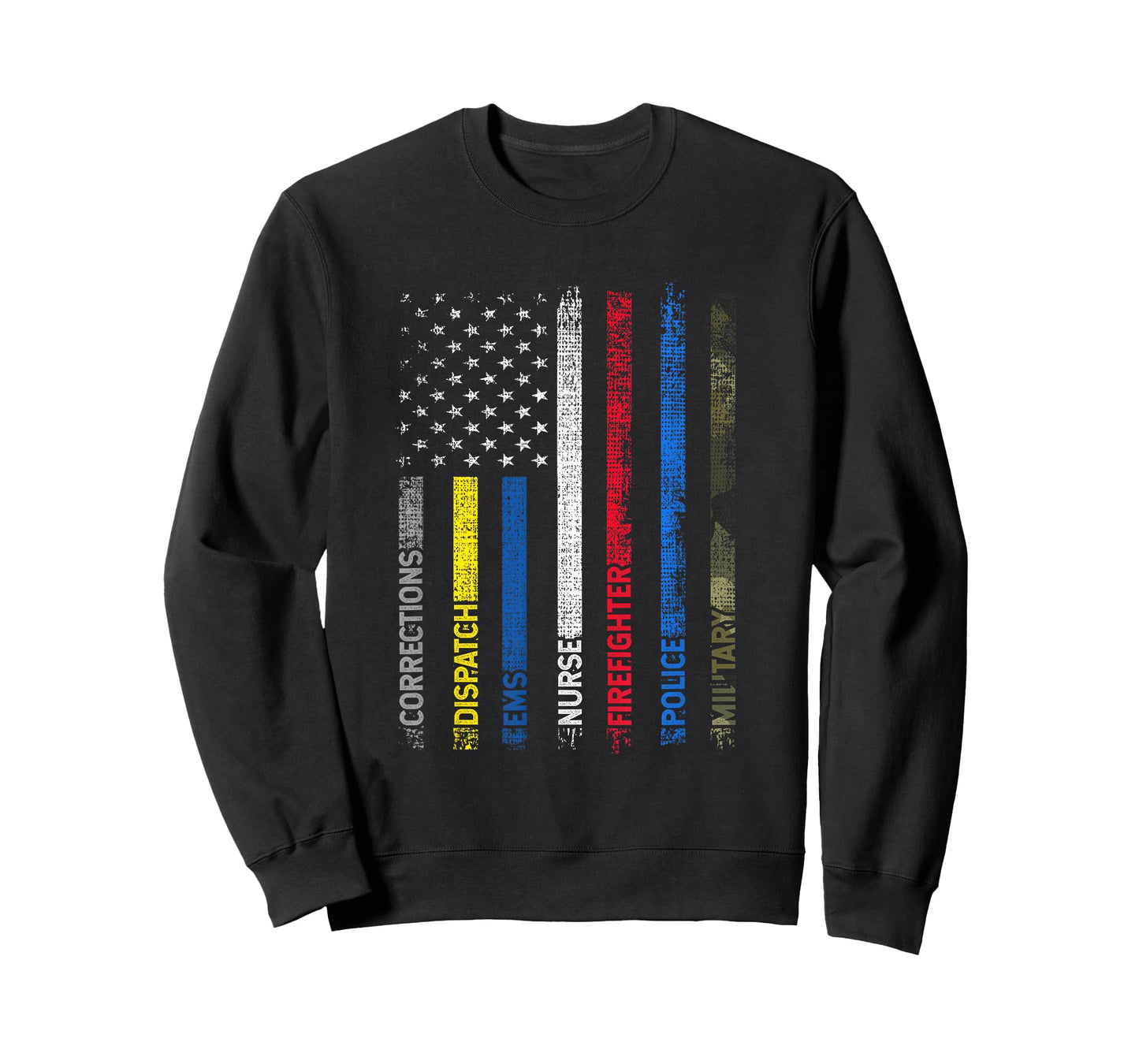 CORRECTIONS DISPATCH EMS NURSE FIREFIGHTER POLICE MILITARY T-Shirt