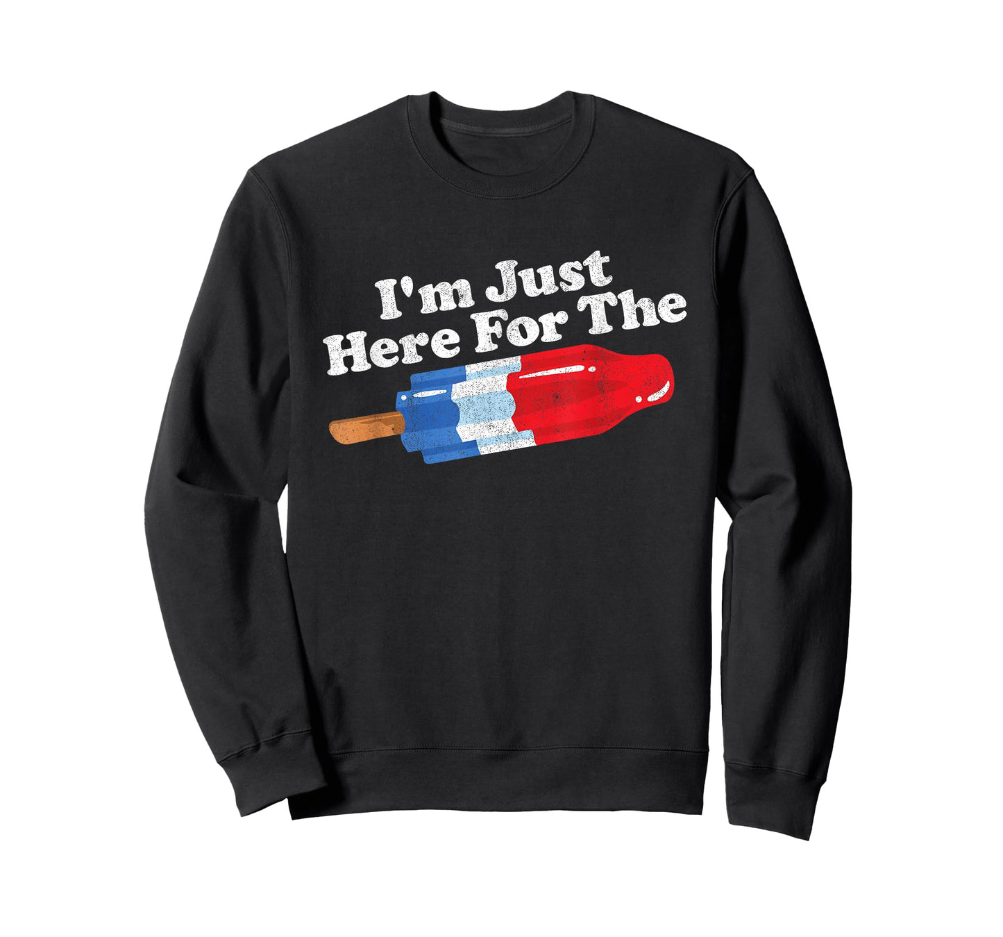 I'm Just Here for The Popsicle Funny Bomb Retro 80s Pop Gift T-Shirt