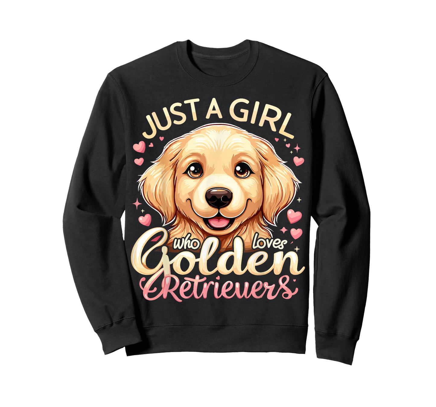 Just a Girl Who Loves Golden Retrievers T-Shirt