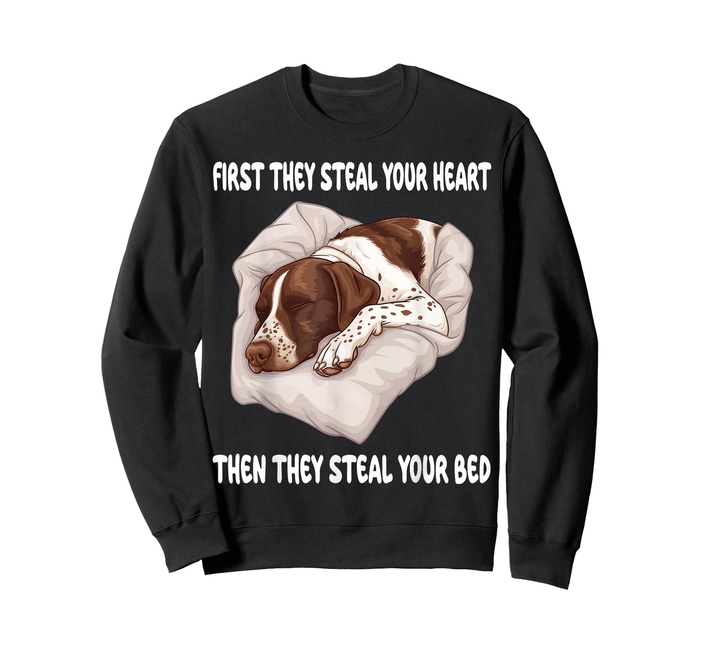 German Shorthaired Pointer Sleeping Pajamas Nightgown T-Shirt