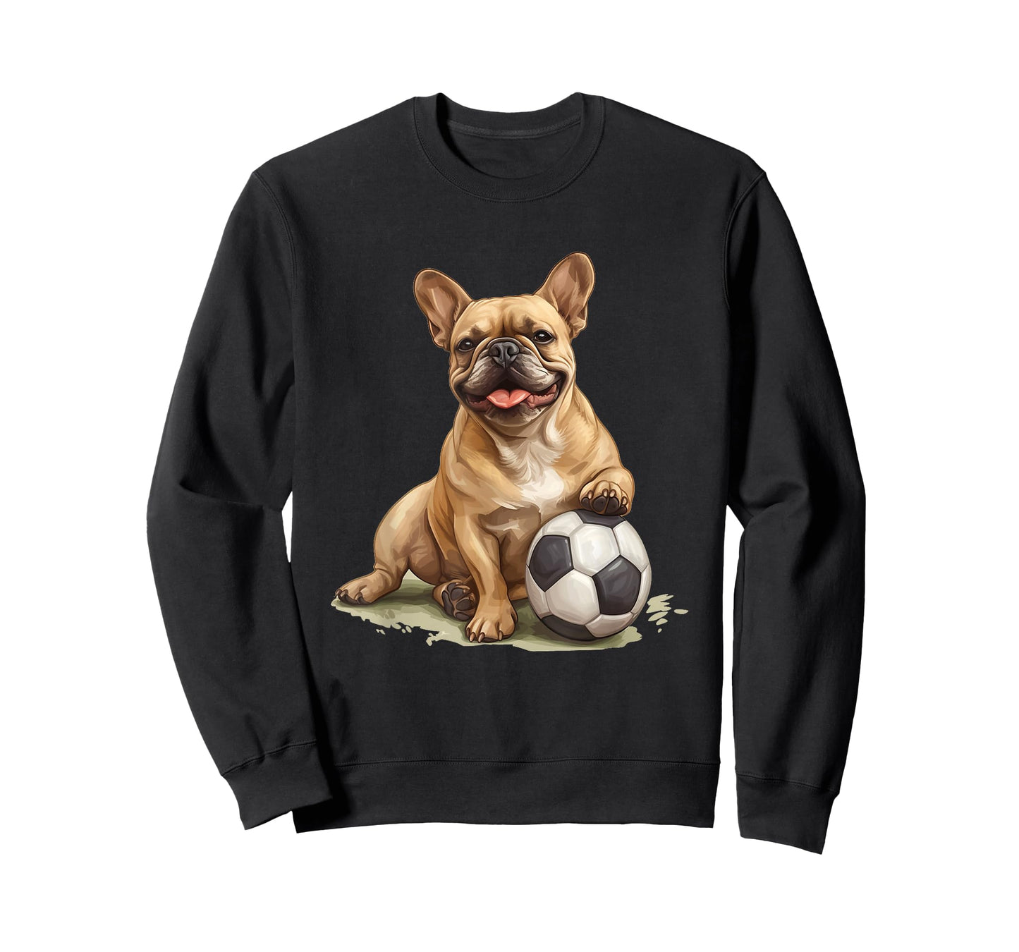 Adorable French Bulldog Soccer Ball Sports Team Animal T-Shirt