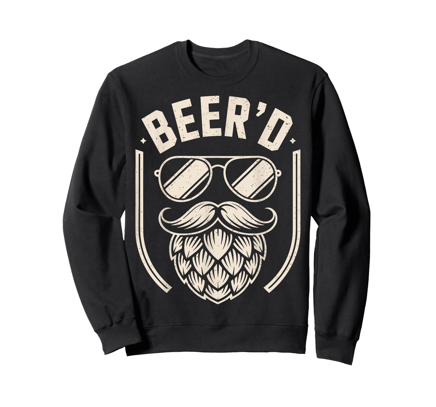 Beer'd Hop Bearded Funny Craft Beer Drinking IPA Lover T-Shirt
