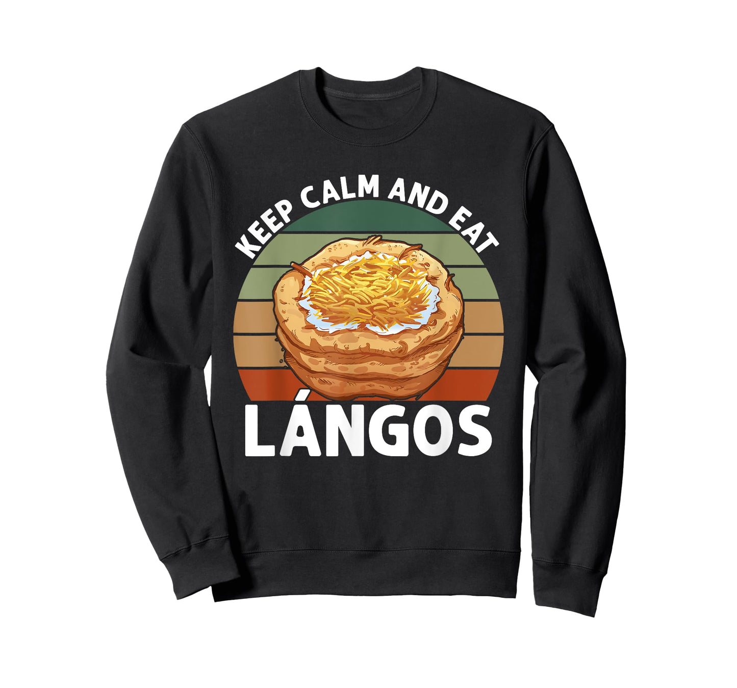 Lángos Keep Calm And Eat Hungarian Food T-Shirt