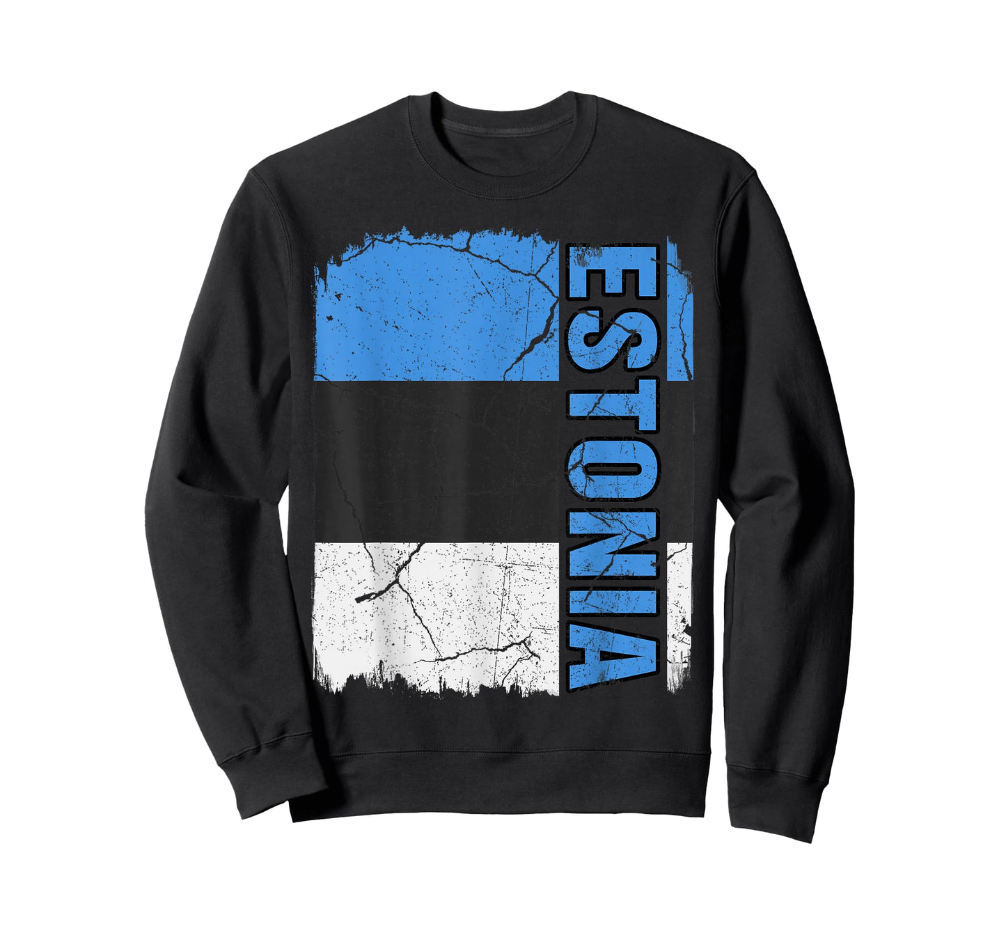 Vintage Estonian Flag Estonia Pride Roots Heritage Gift T-Shirt