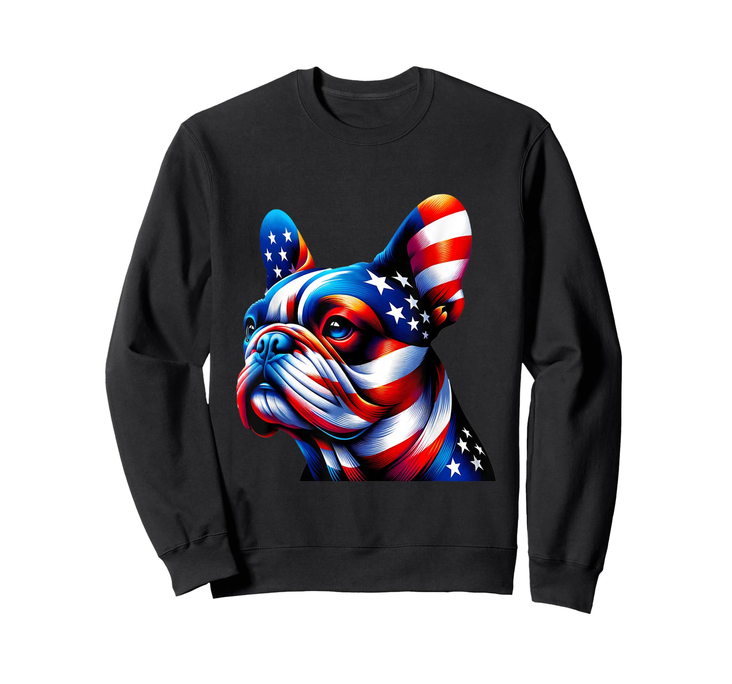4th of July French Bulldog Lover Patriotic USA American Flag T-Shirt