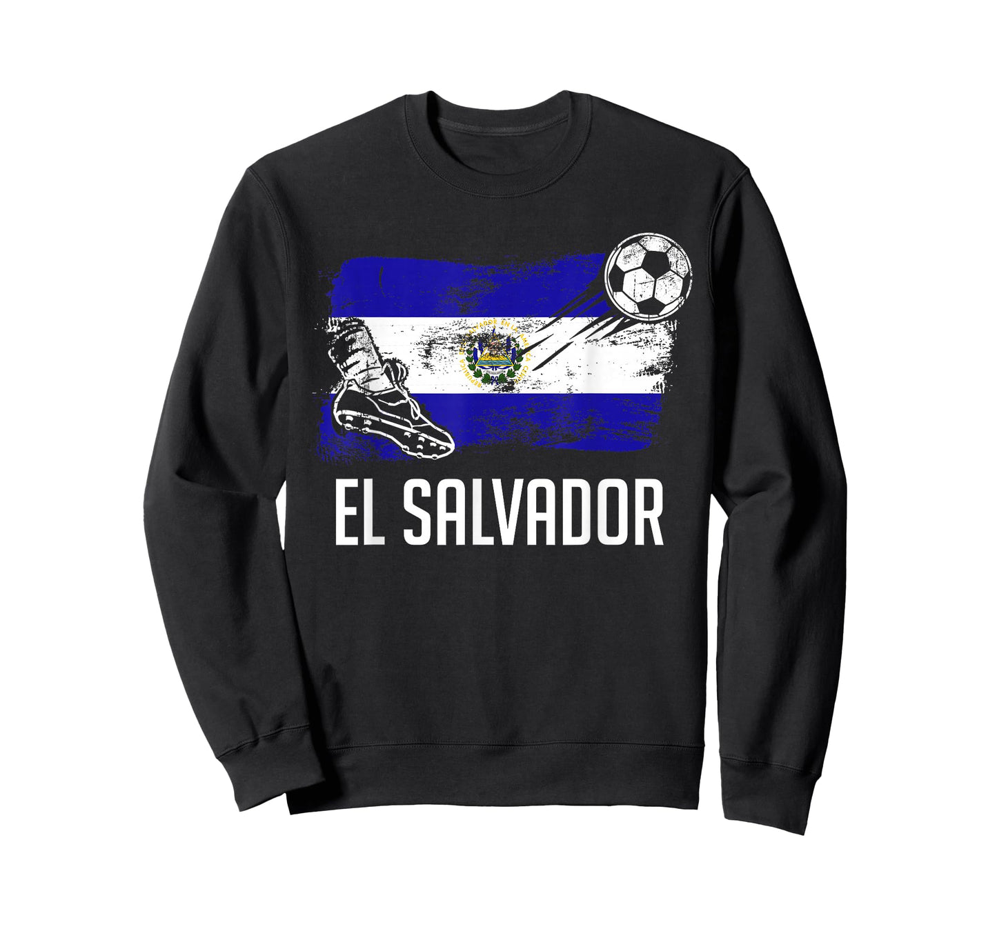 El Salvador Flag Jersey Salvadorean Soccer Team Salvadorean T-Shirt