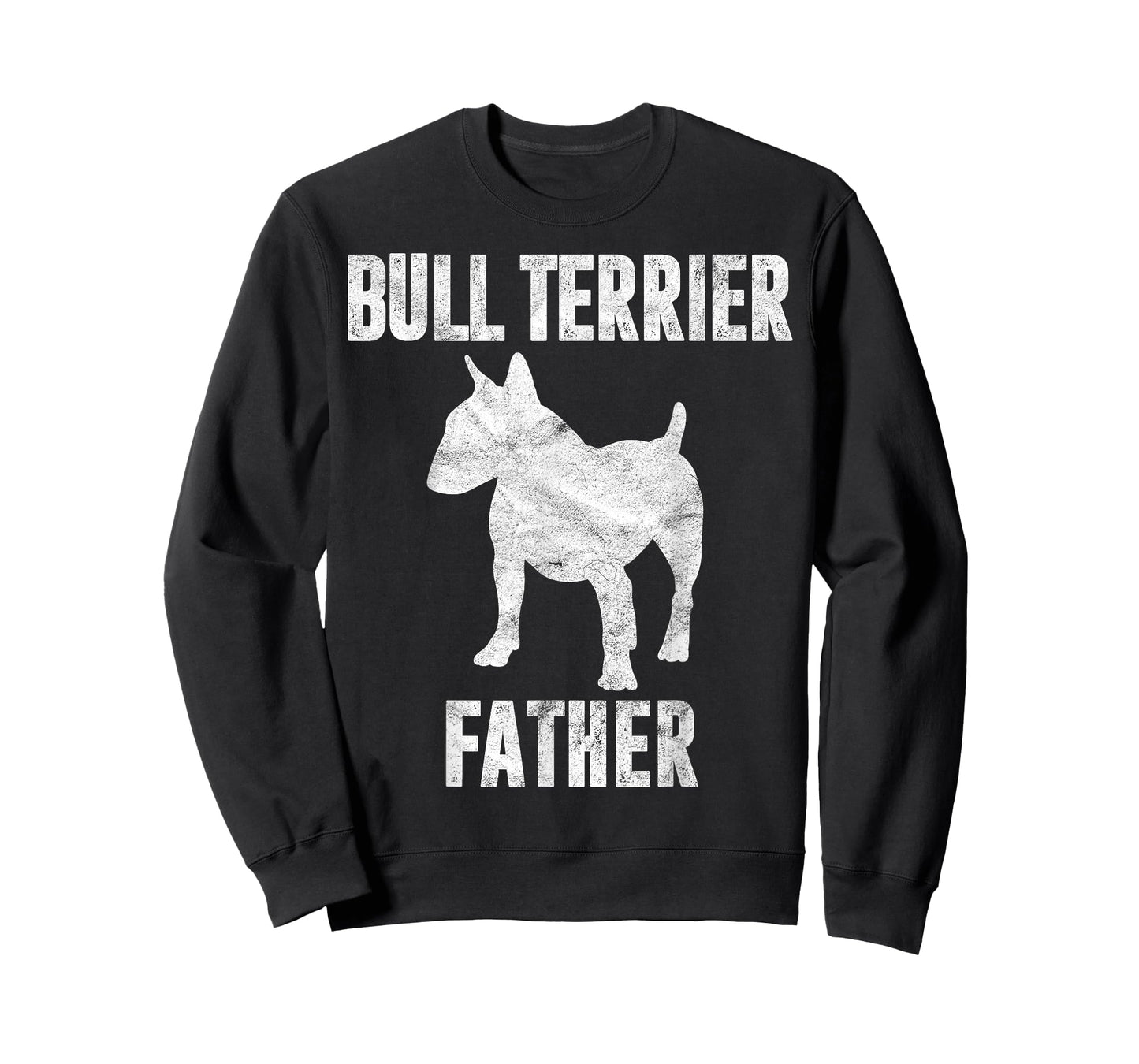 Vintage Bull Terrier Dad Gift Bully Father Dog Papa Lover T-Shirt