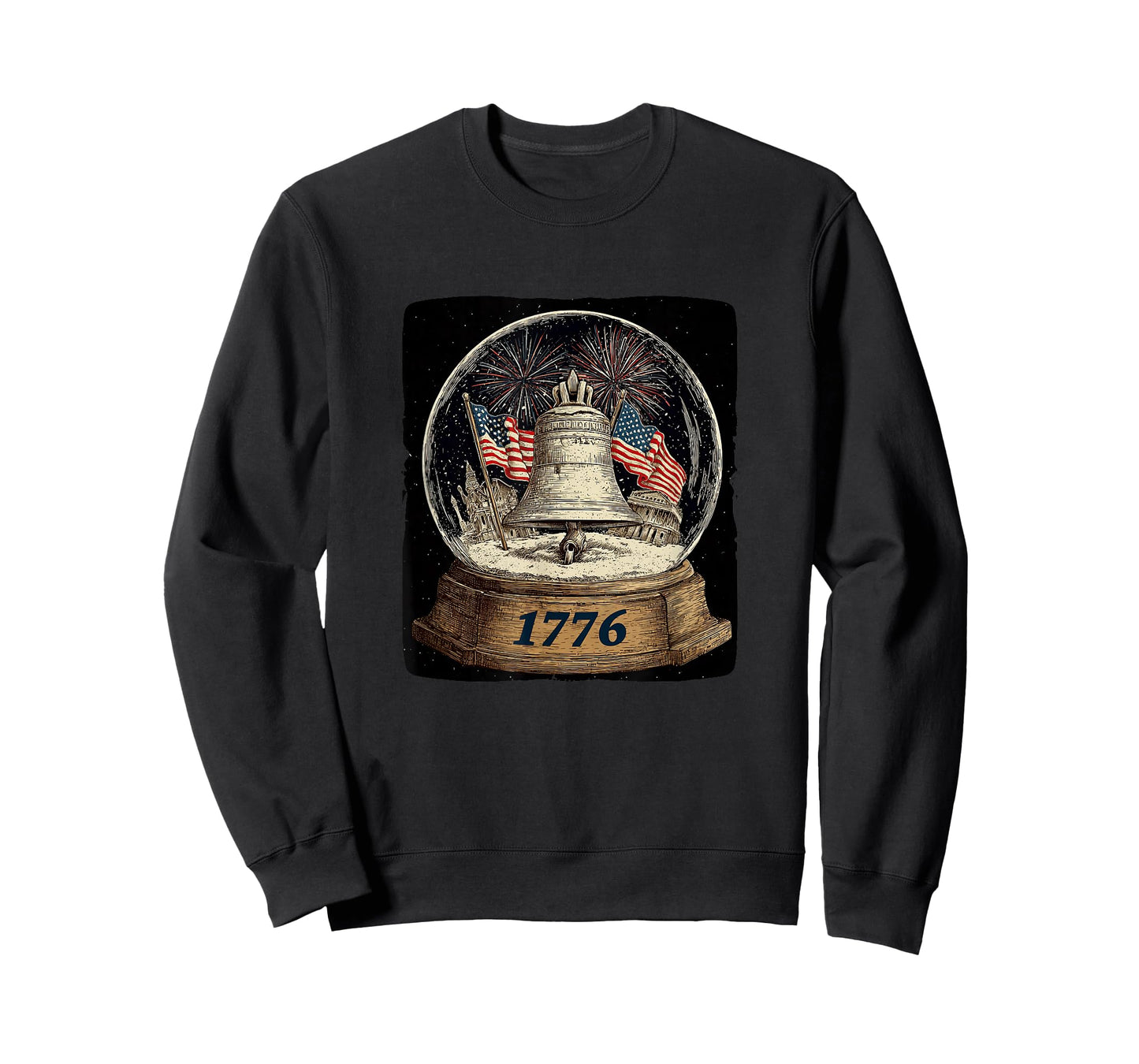 Great Snow Globe in US Style for Boys and Girls T-Shirt