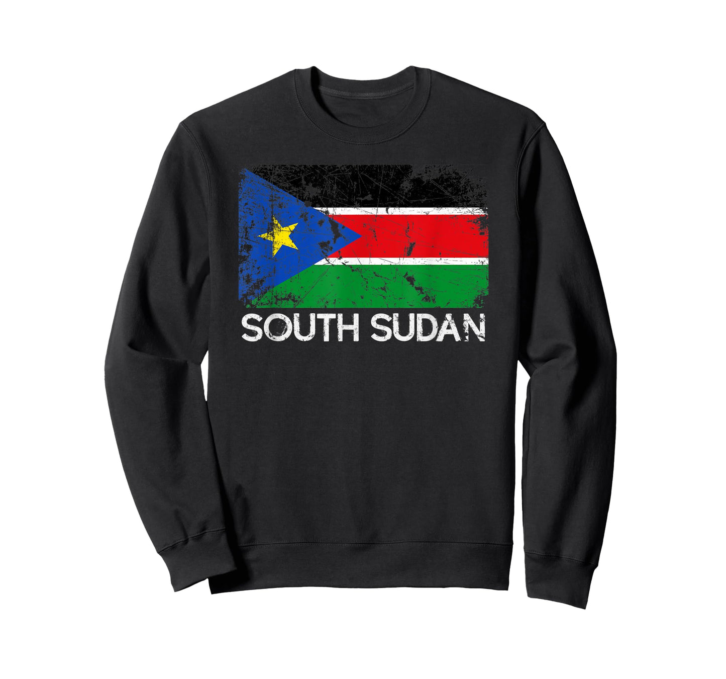 South Sudanese Flag | Vintage Made In South Sudan Gift T-Shirt