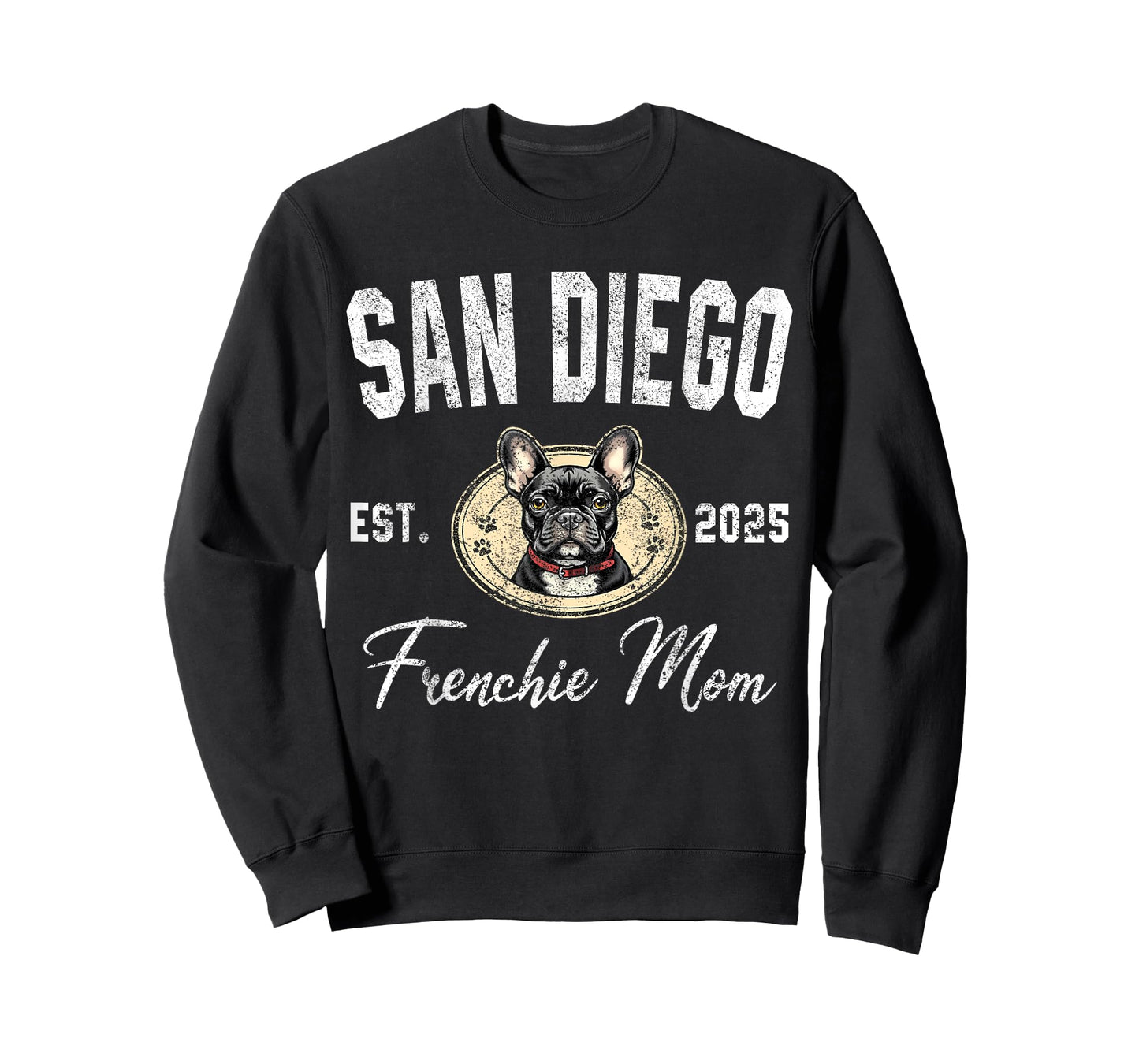 Womens San Diego Frenchie Mom Shirt French Bulldog Dog Lover T-Shirt