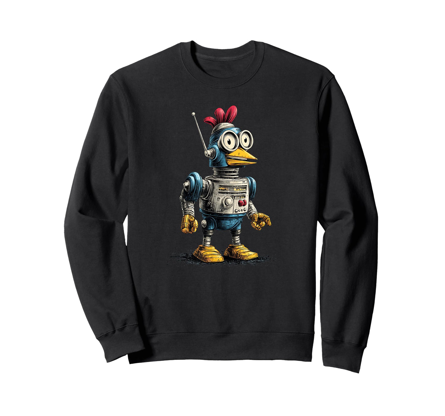 Nice Robot Farm Chicken Costume for Animals and Robots Fans T-Shirt