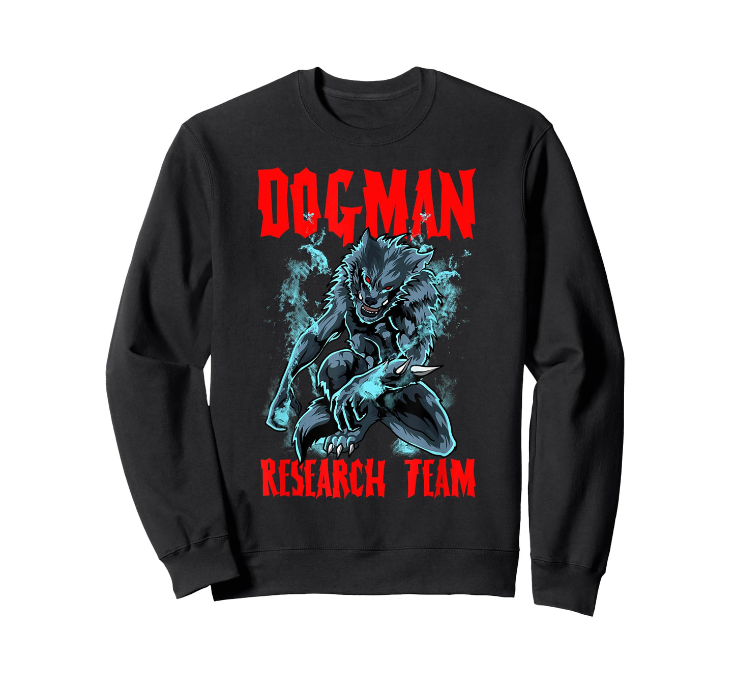 Dogman Research Team Cryptid Humanoid Animal Dog Man Funny T-Shirt