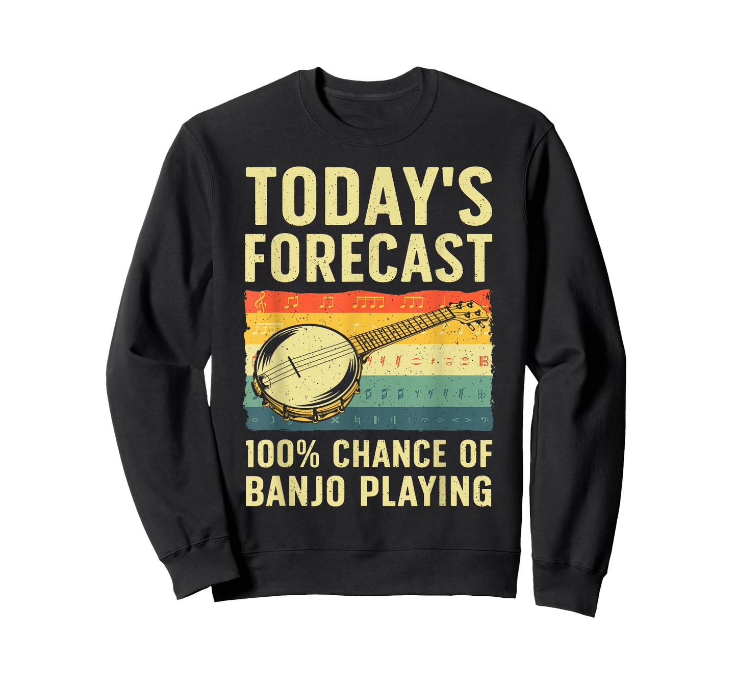 Funny Banjo Art For Men Women Bluegrass Instrument Player T-Shirt