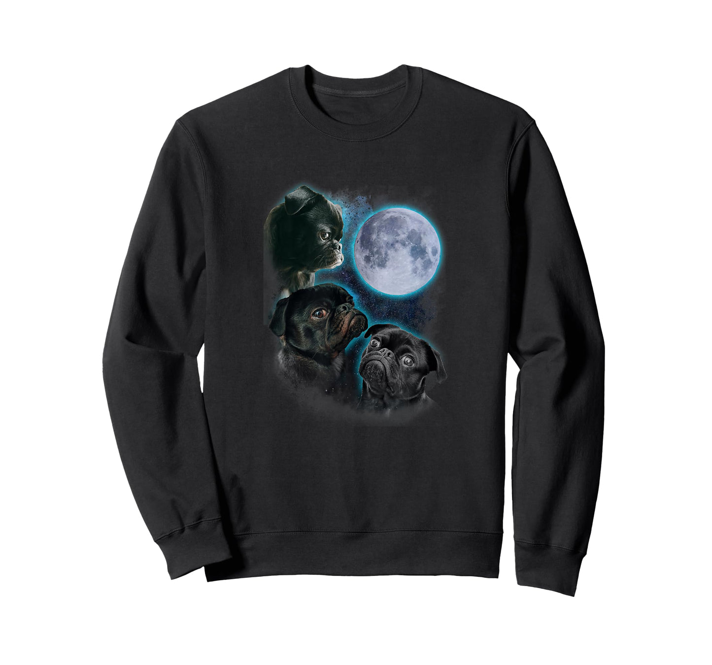 Three pug moon T-Shirt