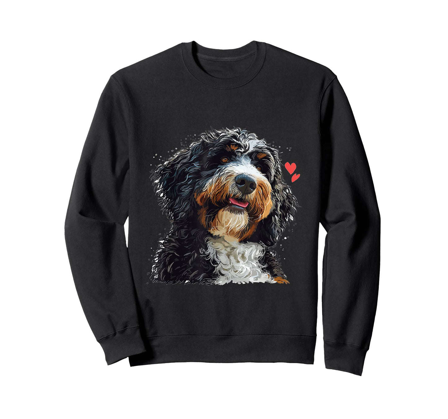Bernedoodle Dog Breed Pet Cute Bernedoodle Graphic T-Shirt for Men Women Kids
