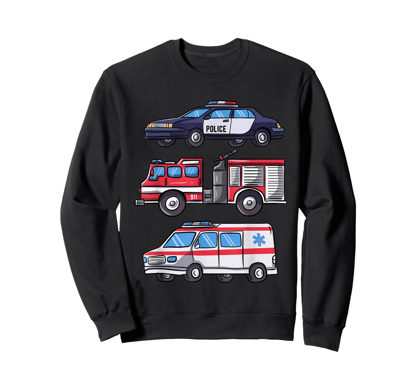 Emergency Vehicle Gift Boys Fire Engine T-Shirt