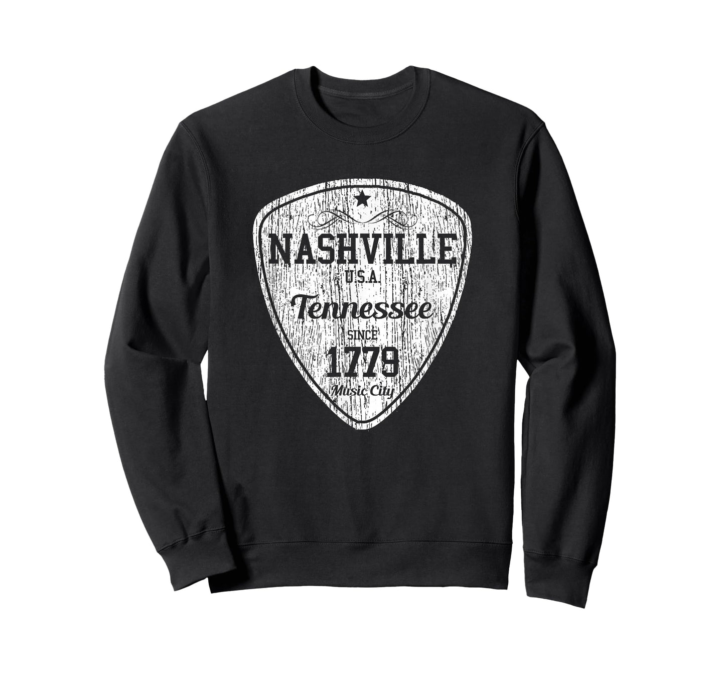 Nashville Country Music City Guitar Pick Gift T-Shirt