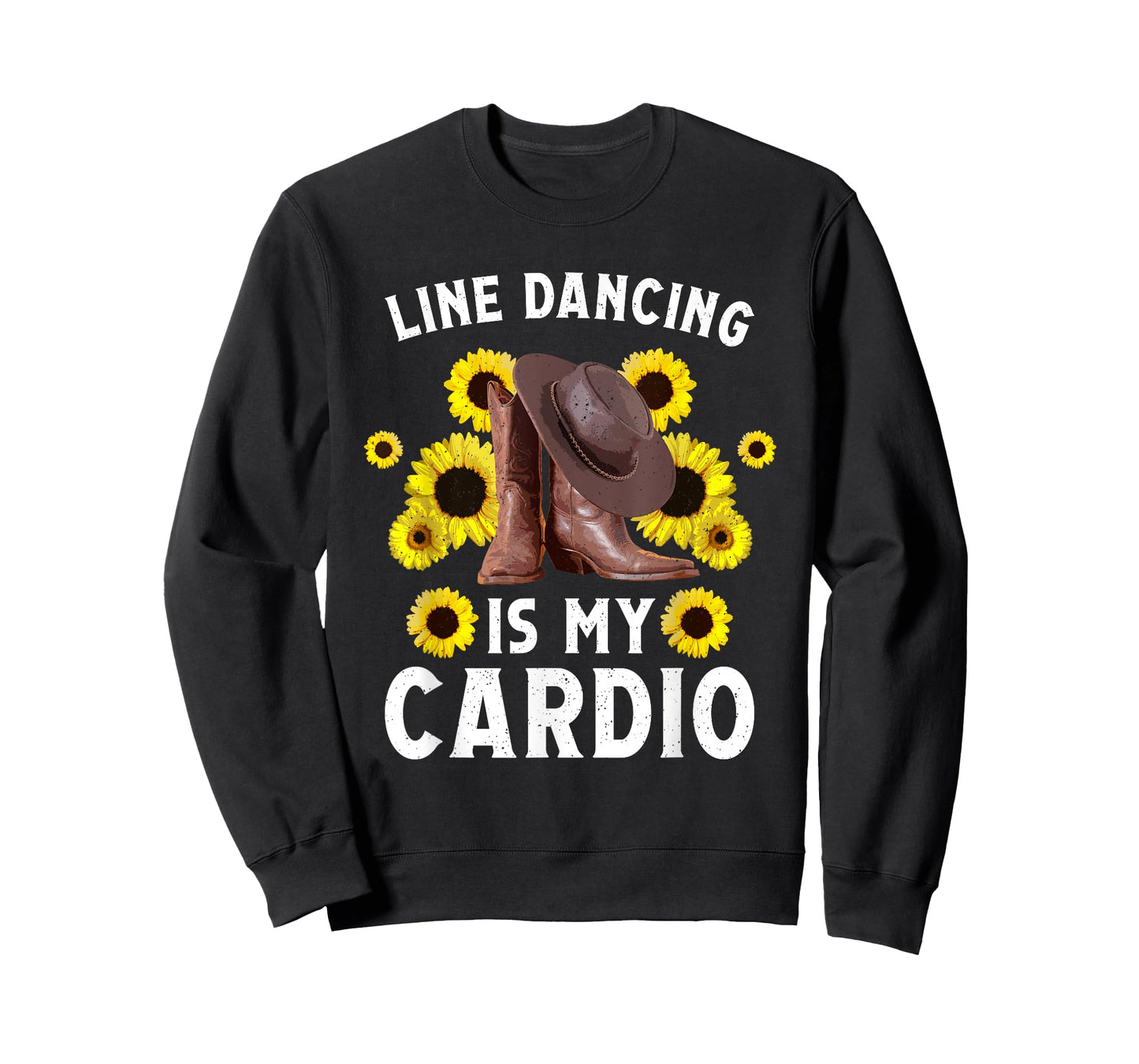 Funny Line Dancing Art For Women Men Line Dance Dancer T-Shirt