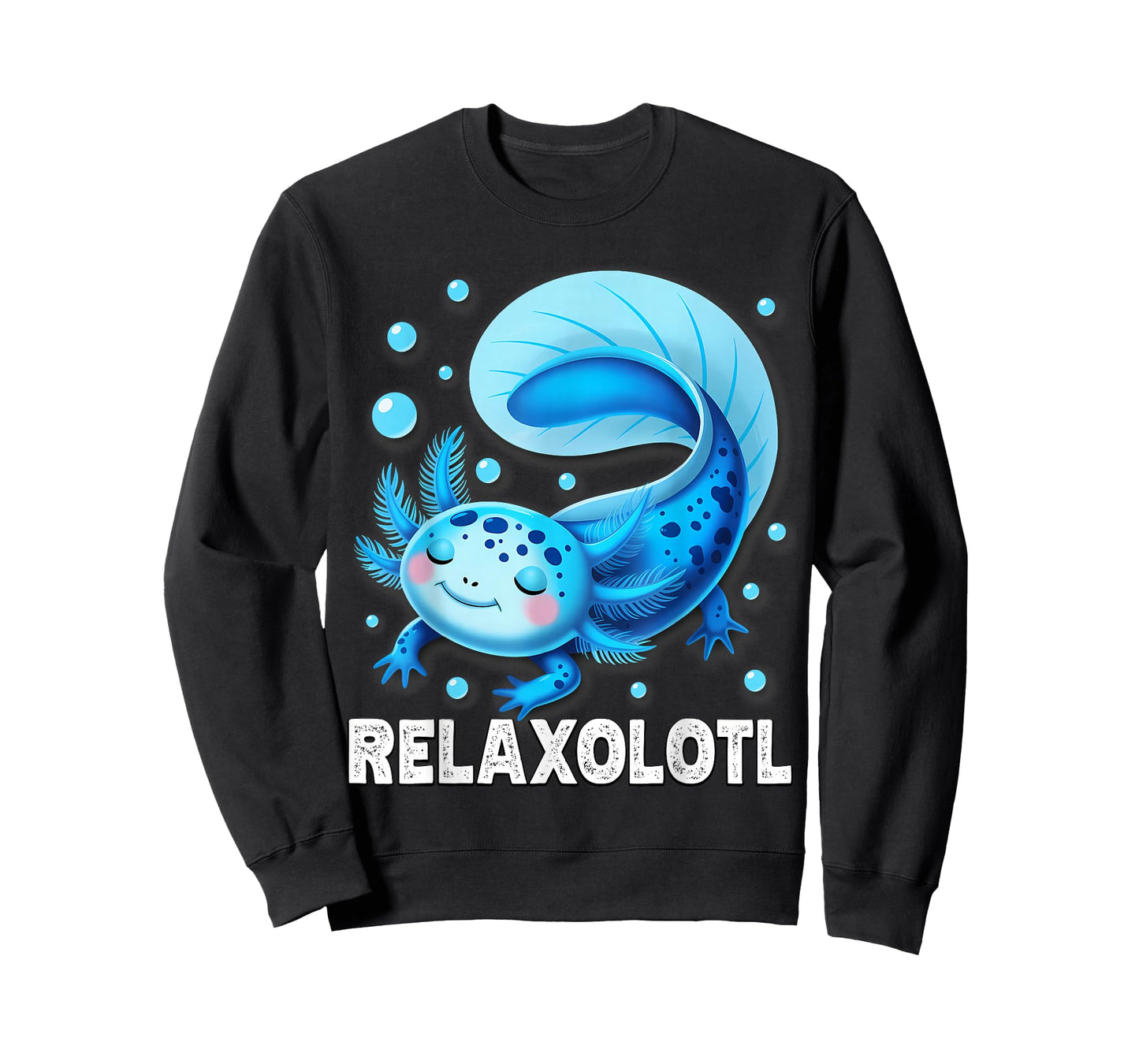 Relaxolotl Cute Sleeping Axolotl Funny Lazy Animal T-Shirt