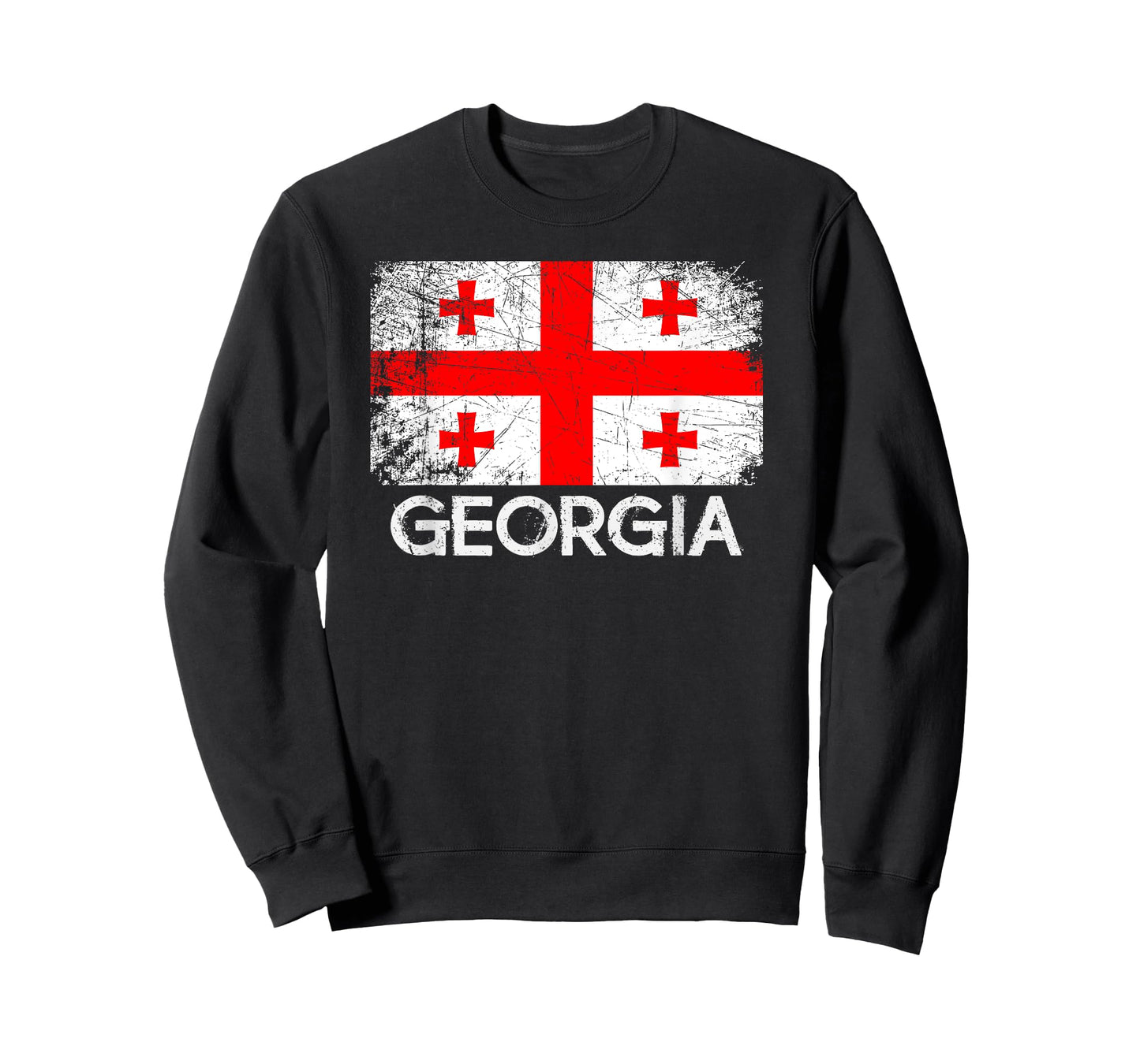 Georgian Flag | Vintage Made In Georgia Gift T-Shirt