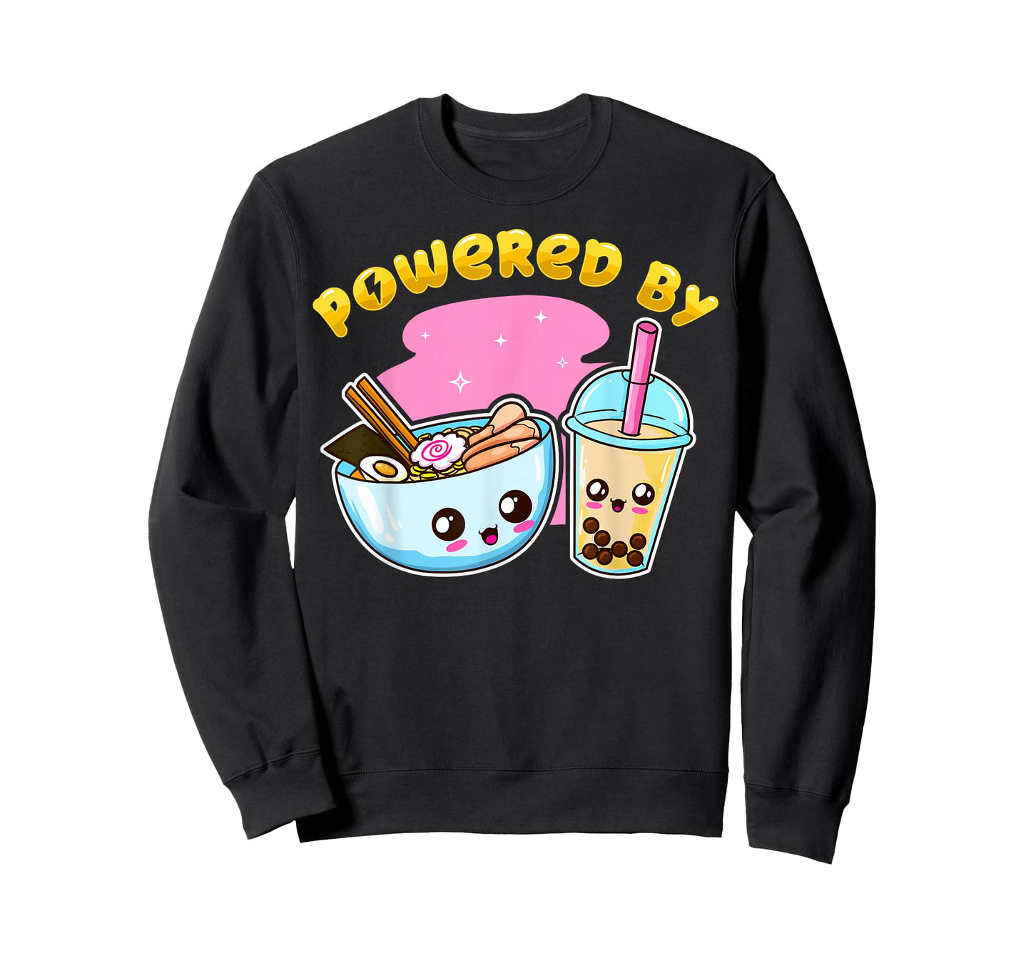 Ramen Bubble Tea Boba Japanese Noodles Anime K-POP Merch T-Shirt