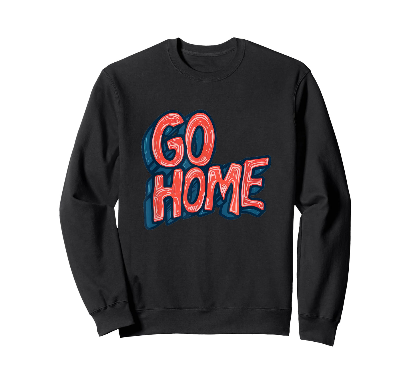 Awesome Go Home Emblem Costume T-Shirt