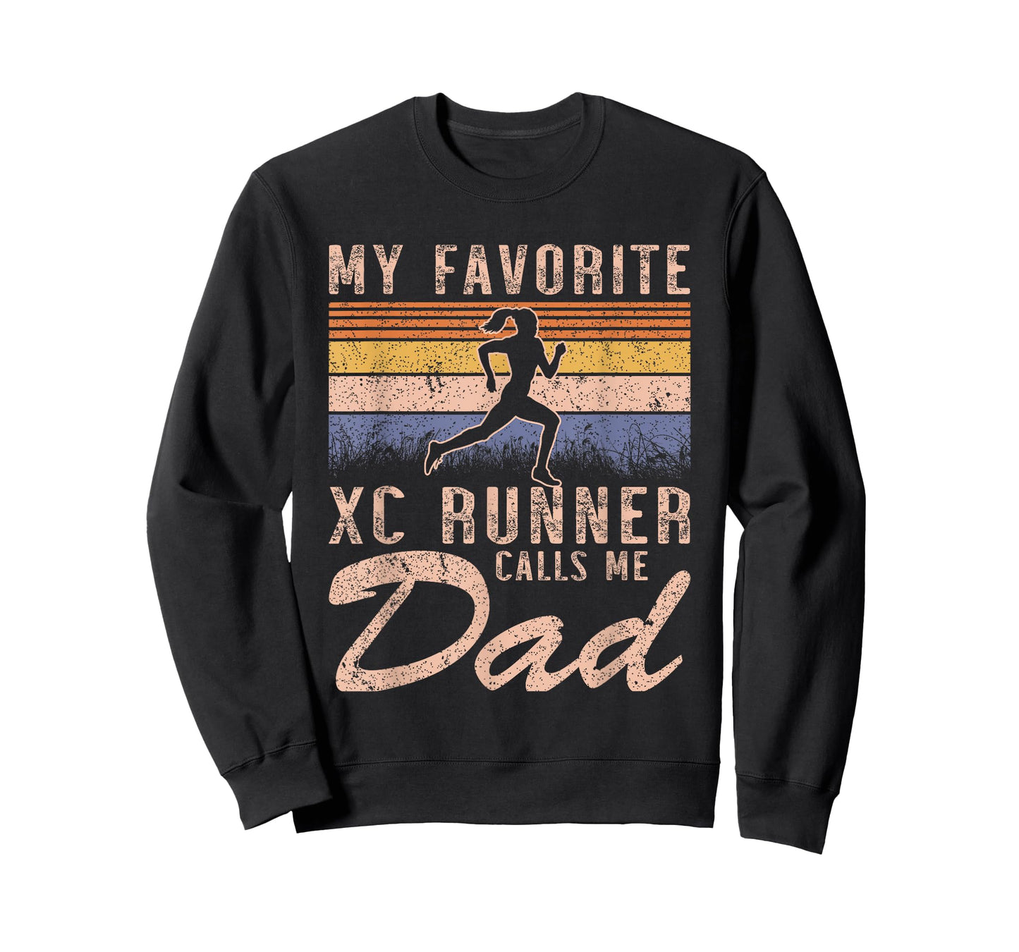 My Favorite Cross Country Runner Calls Me Dad - Running Girl T-Shirt