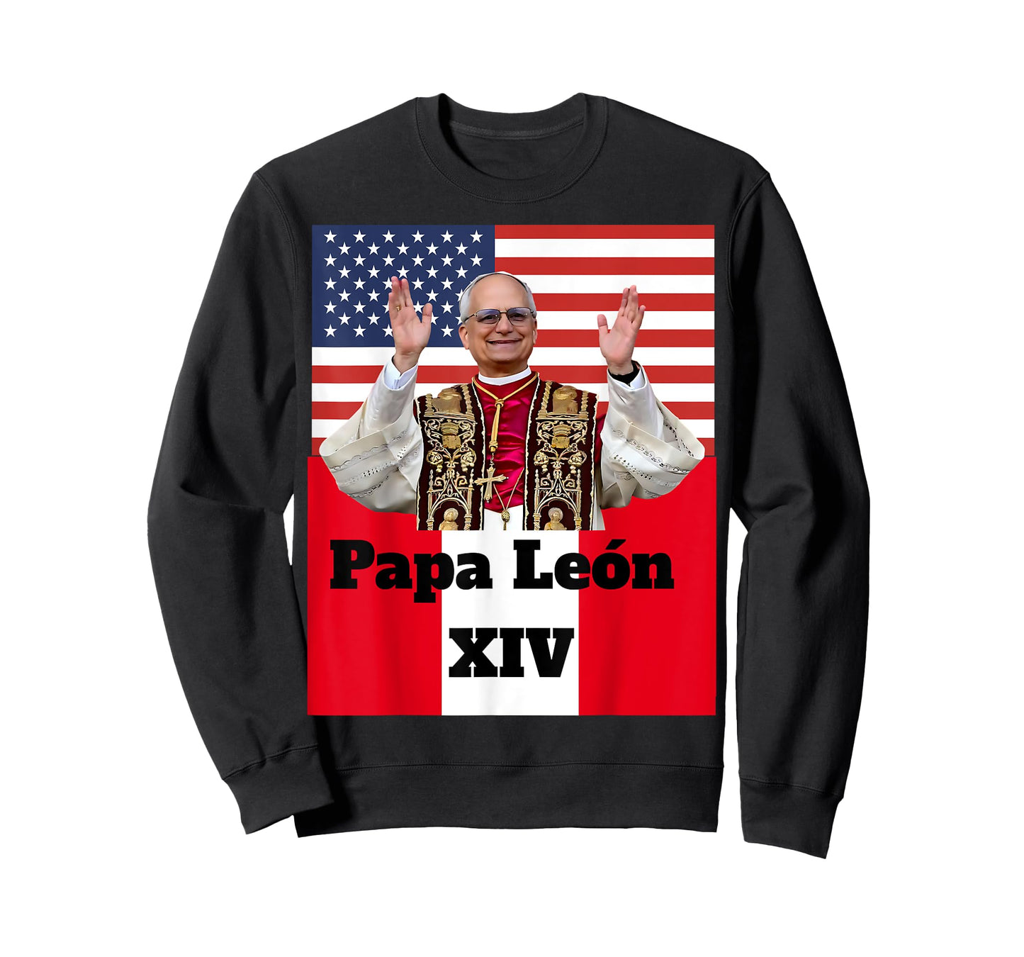 New Catholic Pope Leo XIV Papa León Peru U.S.A. Connection T-Shirt