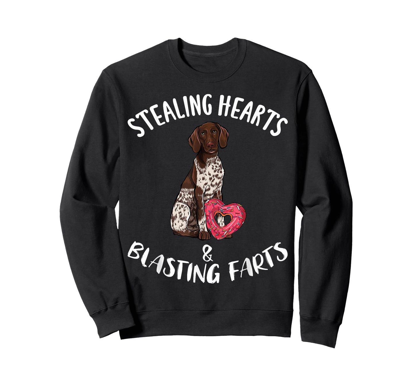 Stealing Hearts Blasting Farts German Shorthaired Pointer T-Shirt