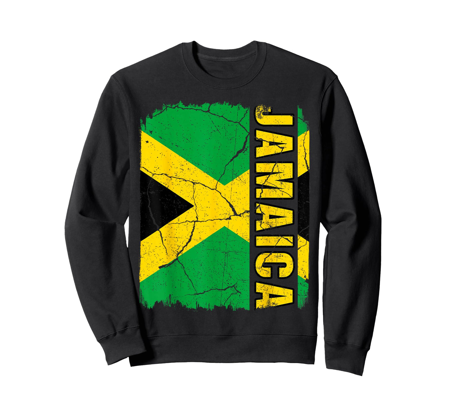 Vintage Jamaican Flag Jamaica Pride Roots Heritage Gift T-Shirt