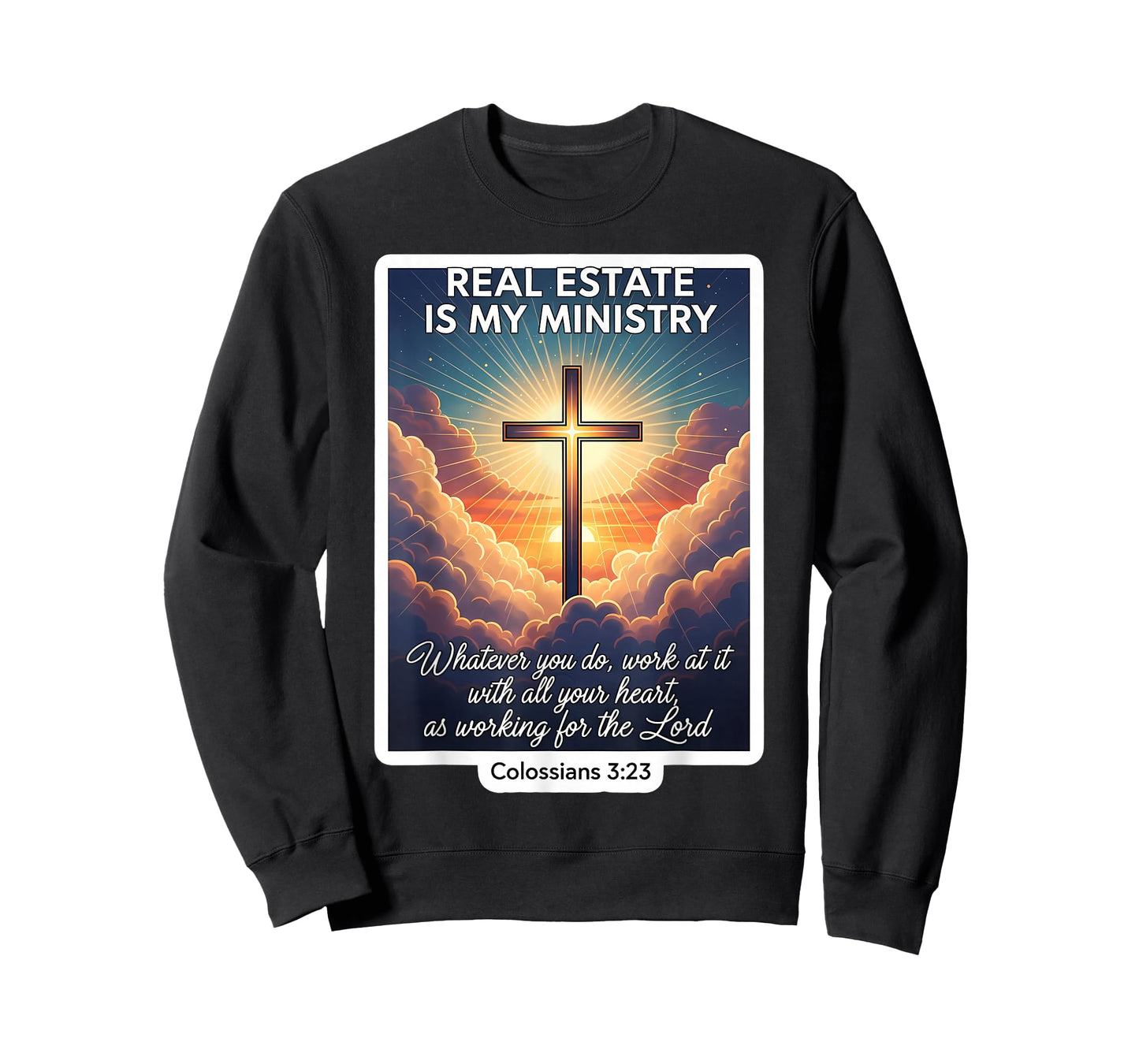 Christian Realtor Real Estate is My Ministry Agent Jesus God T-Shirt