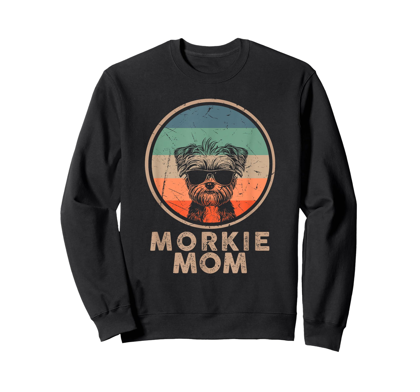 Vintage Morkie Dog Mom Gifts for Women Retro Dog Mom Lover T-Shirt