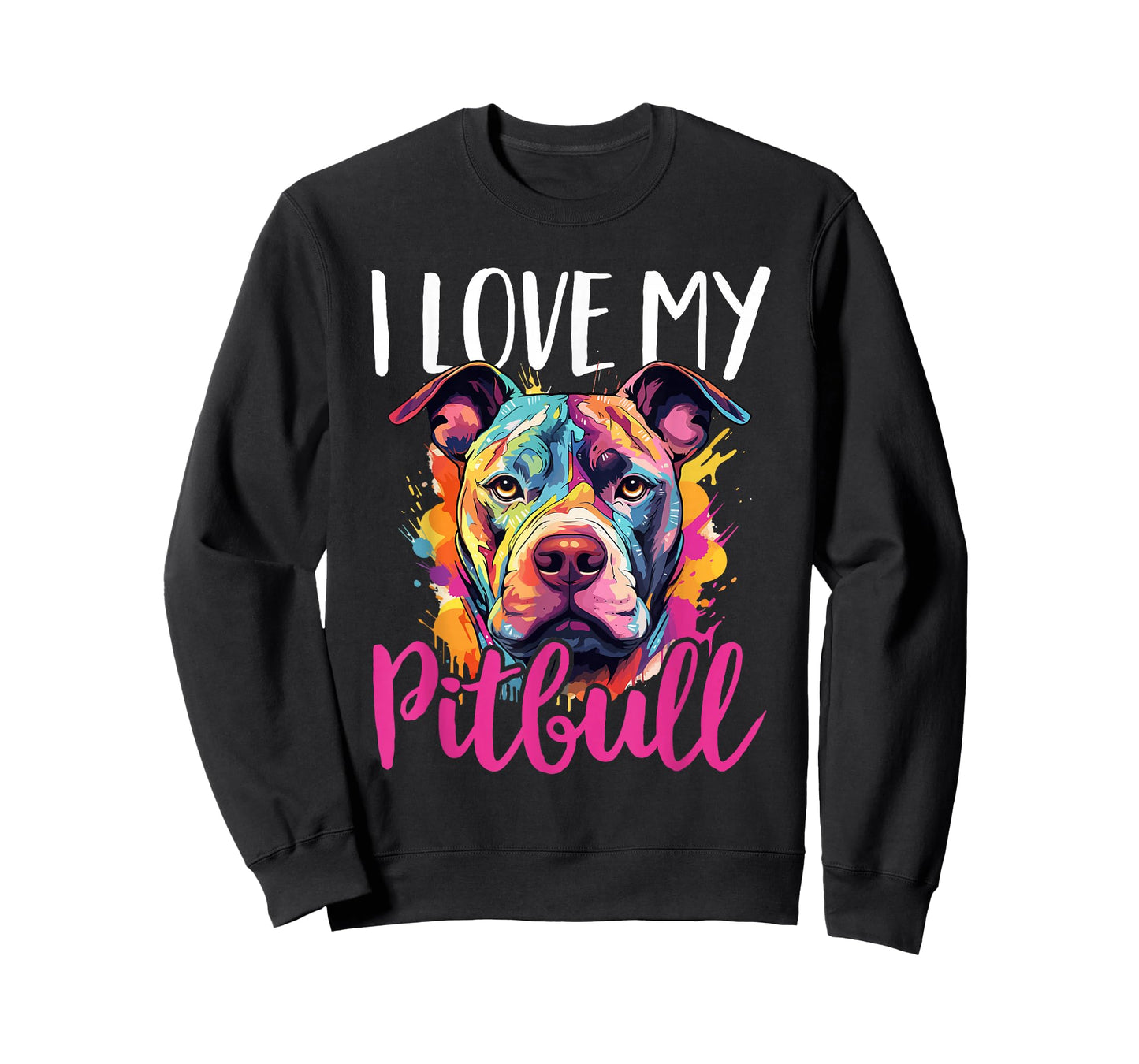 Pitbull Pittie - I Love My Pitbull T-Shirt