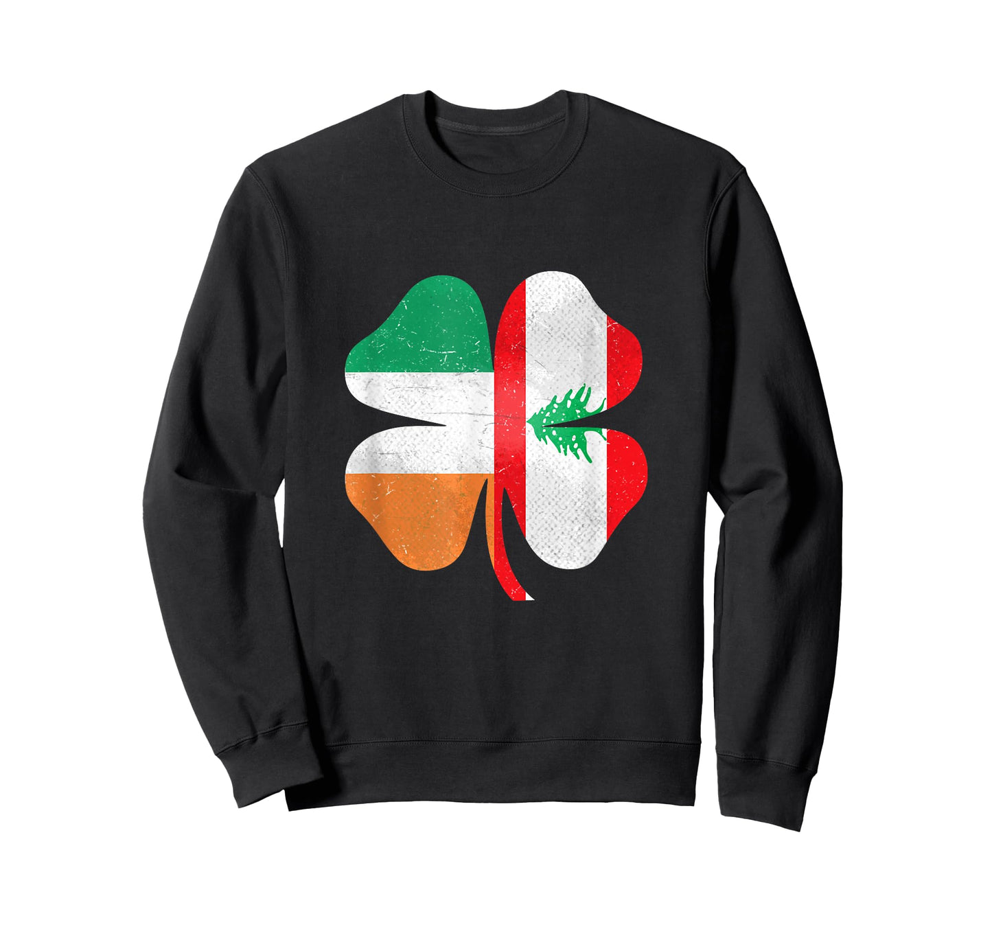 Lebanese Irish Shamrock Lebanon Ireland St. Patrick's Day T-Shirt