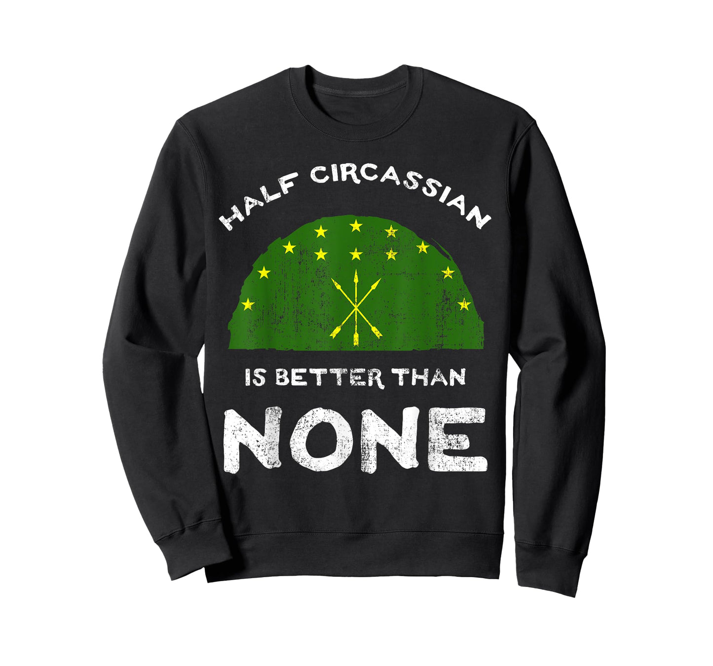 Half Circassian Is Better Than None Circassia Flag DNA T-Shirt