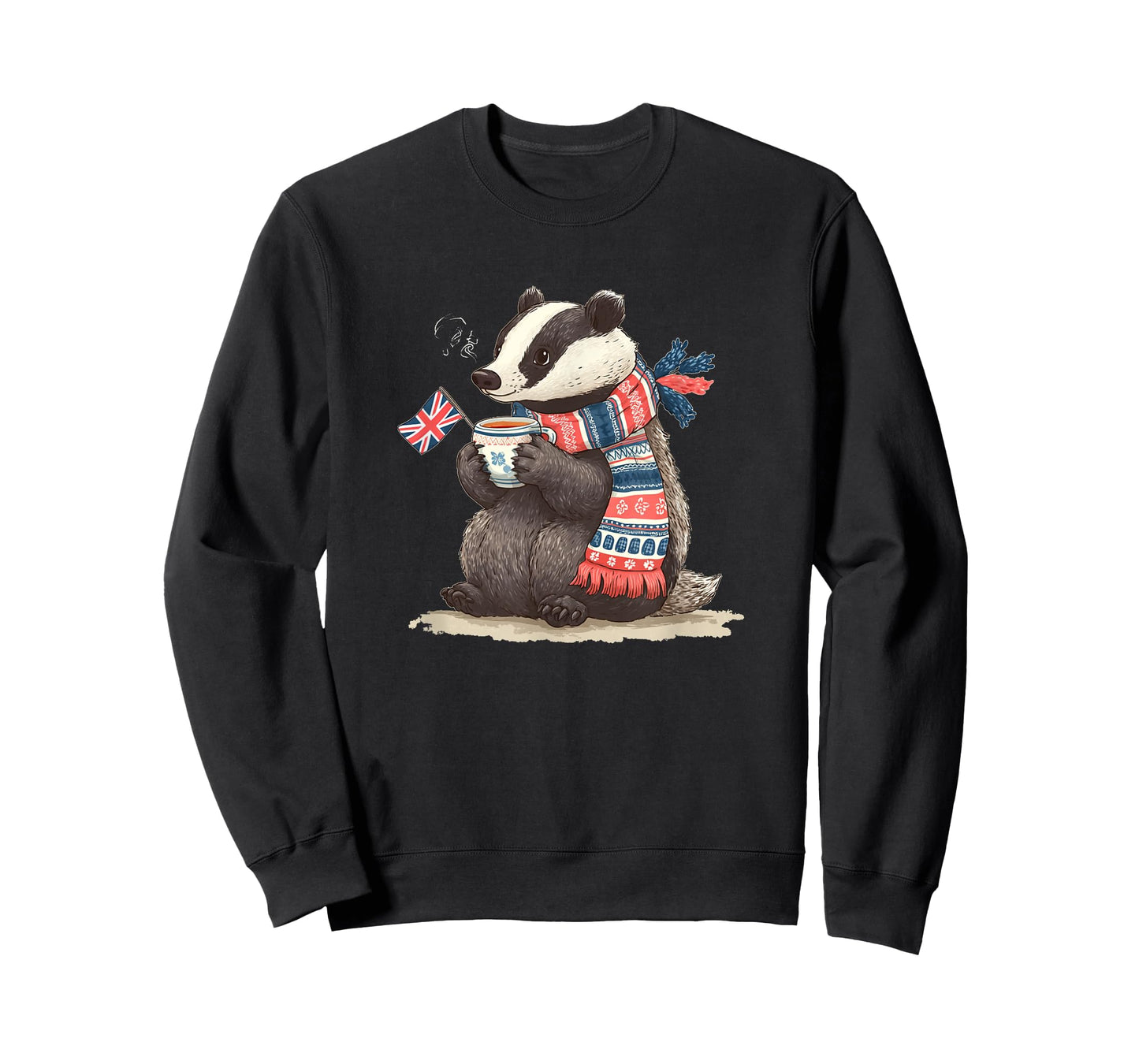 Cool British Badger Costume for Adults and Kids T-Shirt