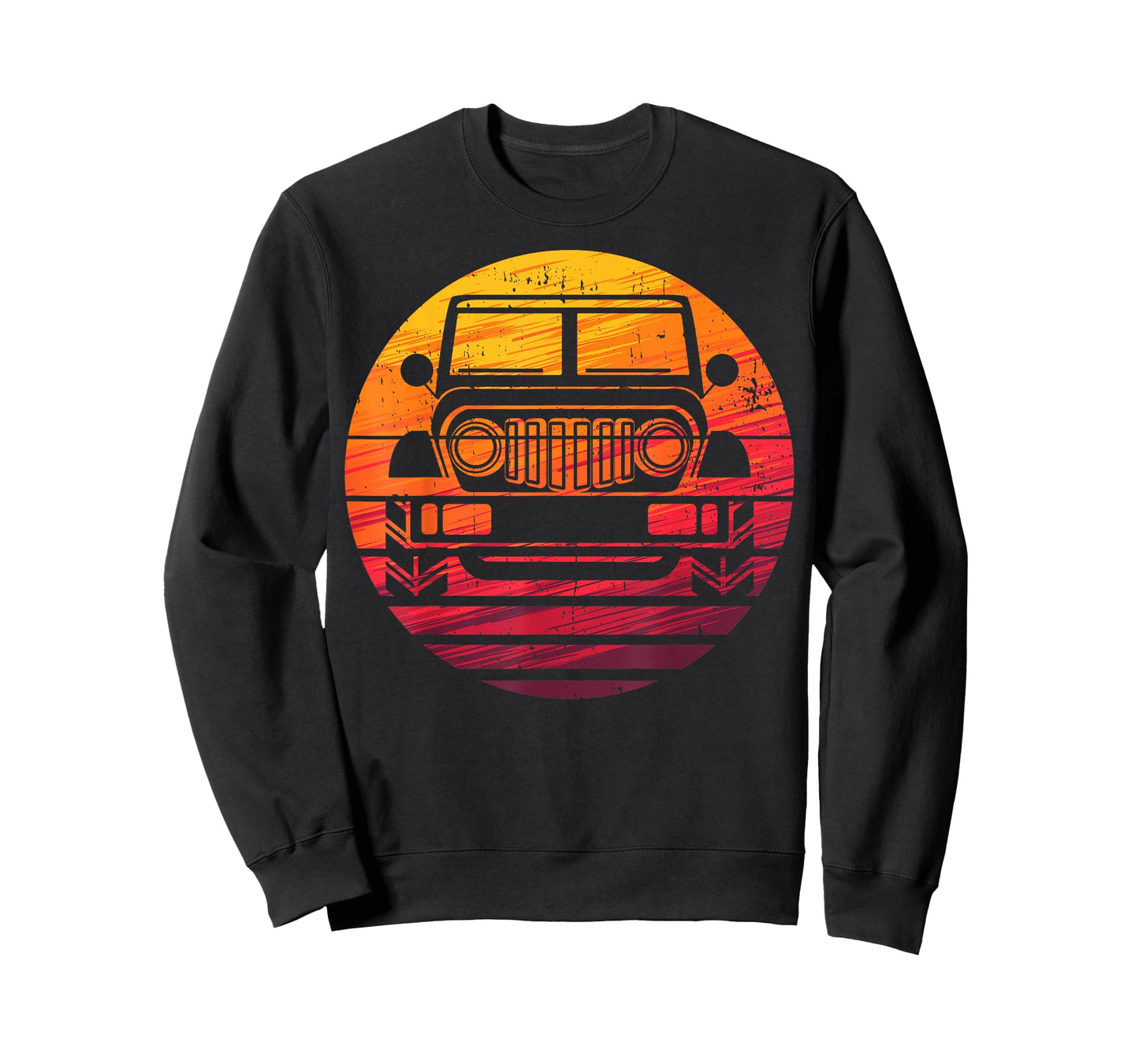 Off Road 4X4 Vintage Retro 70s Sunset Off Road T-Shirt