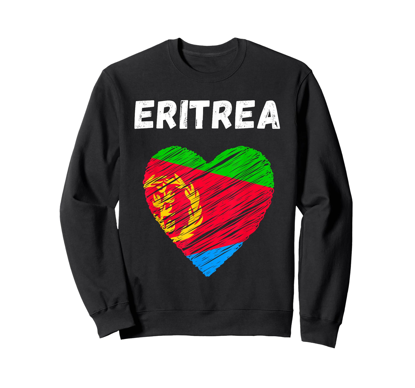 Eritrea Flag Holiday Eritrea Heart Eritrean Flag T-Shirt