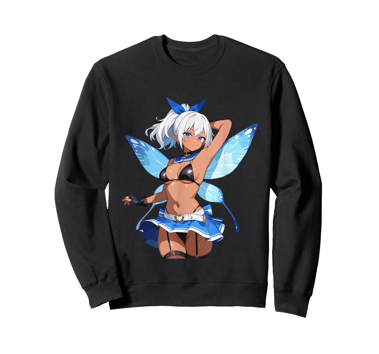 Waifu Sexy Anime Girl Fairy Glasses Japanese Style T-Shirt