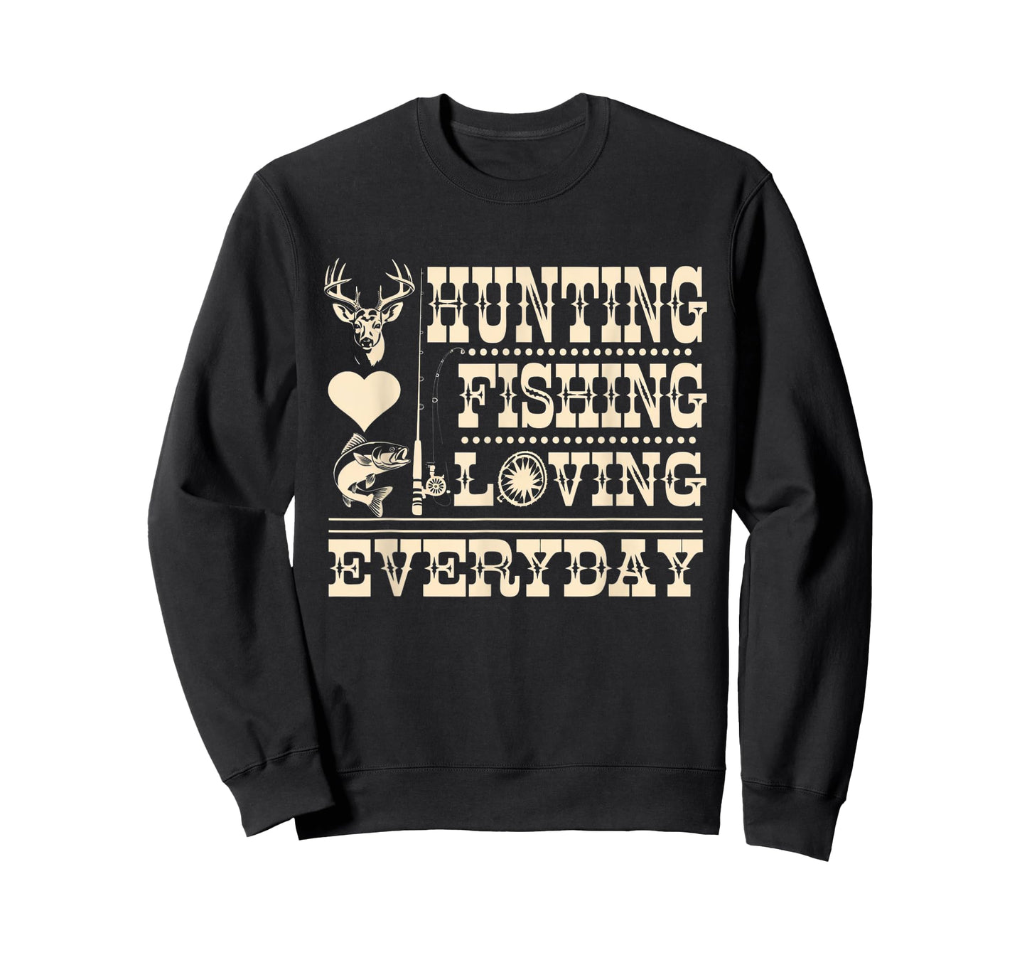 Hunting Fishing Loving Every Day Camo Funny T-Shirt