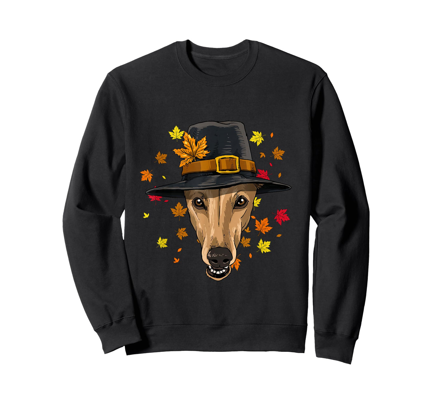 Thanksgiving Greyhound Pilgrim Costume Men Women T-Shirt