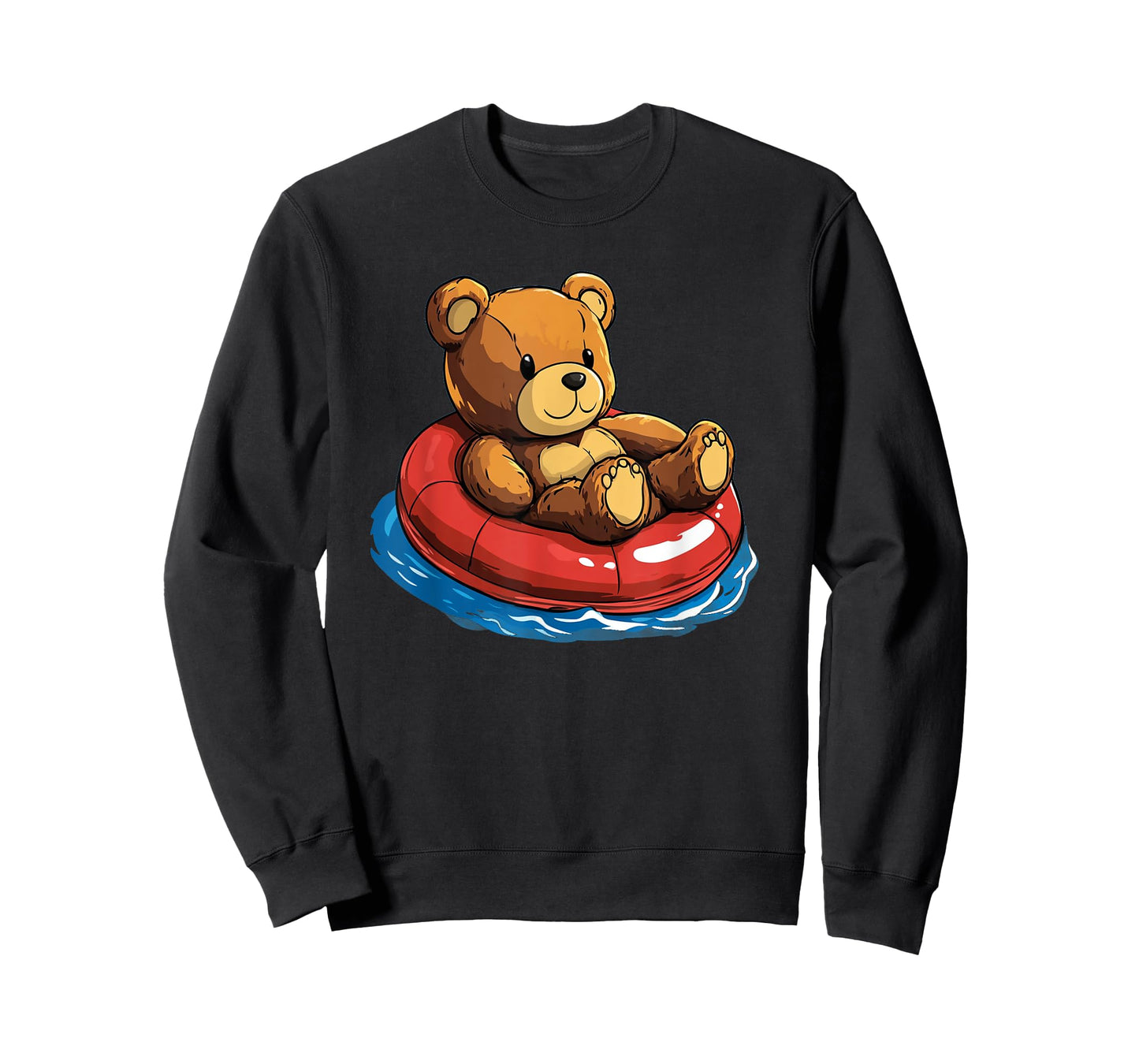 Beach Days Teddy Bear with a Swim Ring T-Shirt