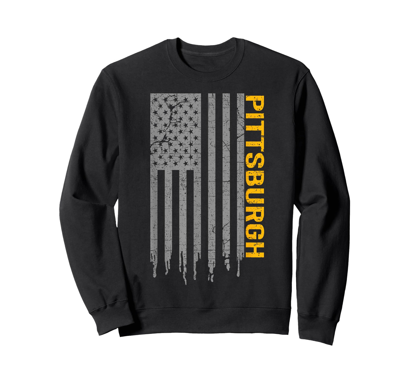 Pittsburgh USA Flag Patriotic American From Pittsburgh T-Shirt