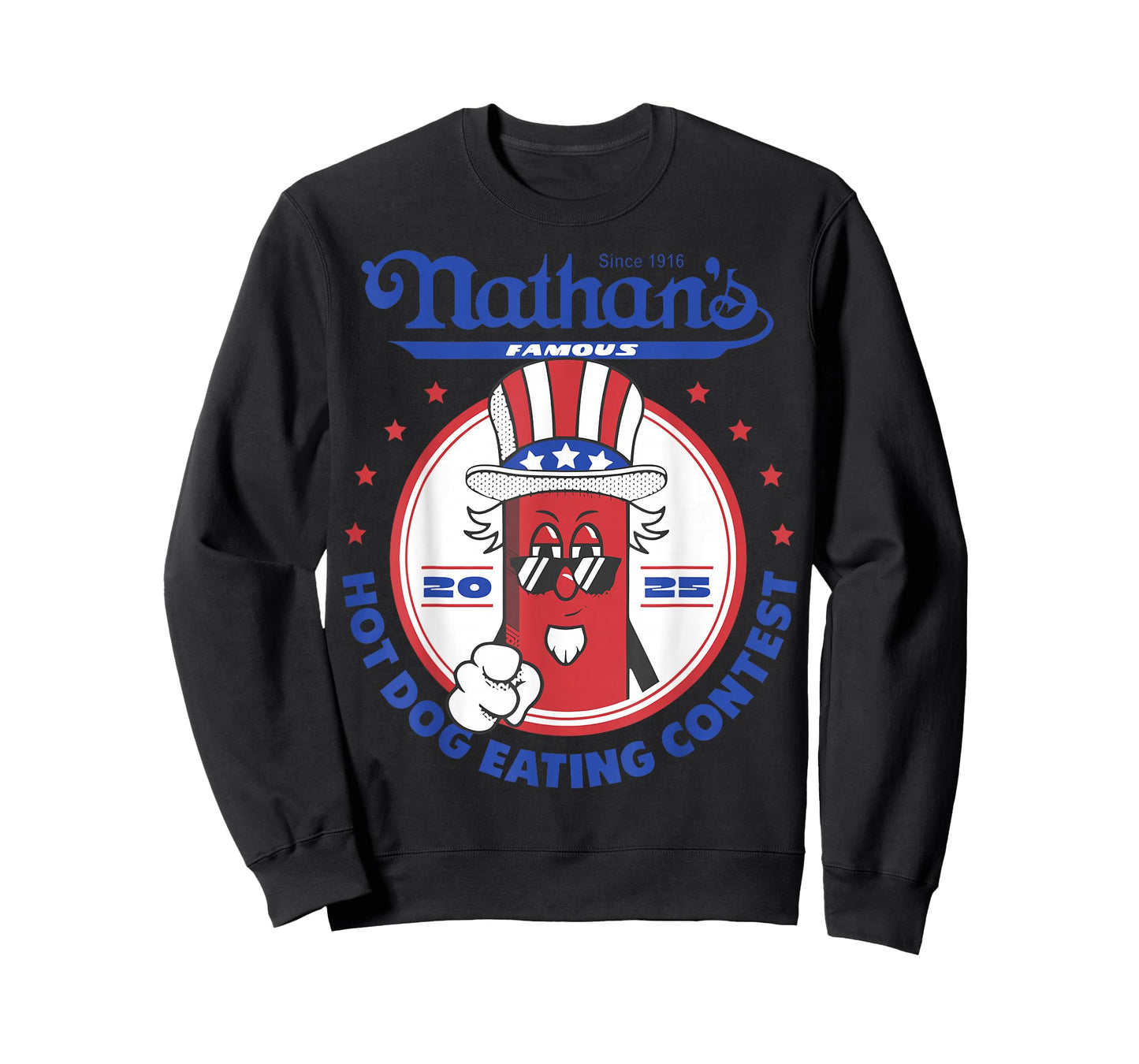 Nathan’s Famous Hot Dog Eating Contest 2025 Funny T-Shirt