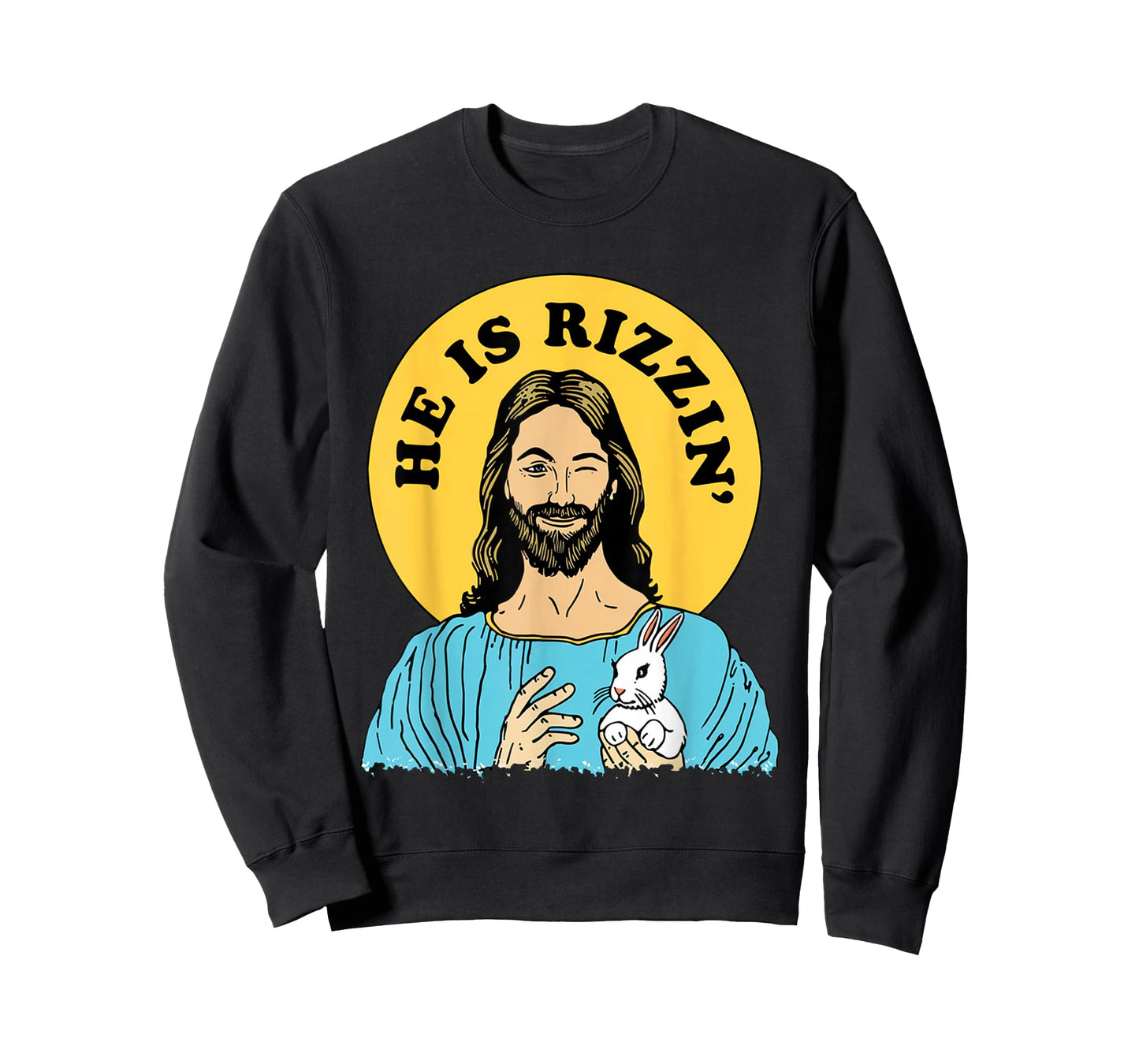 He Is Rizzin Funny Jesus Christian Happy Easter Day T-Shirt